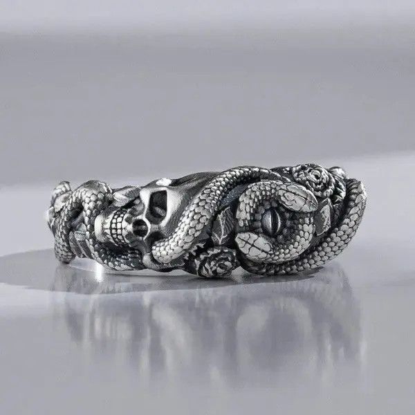 Jewelry Satan Ring ( Size 7 to 13 ) Size ONE SIZE - 3 Thumbnail