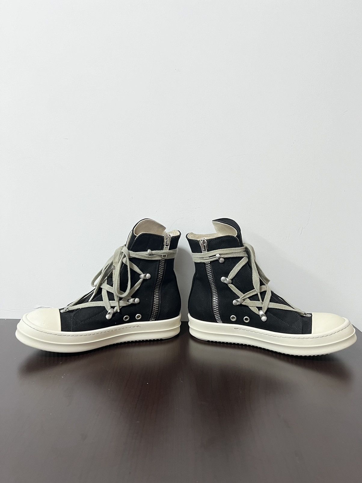 Rick Owens Drkshdw Rick owens drkshdw hexagram ramones high top sneakers sz 37 Size US 7 / IT 37 - 7 Thumbnail