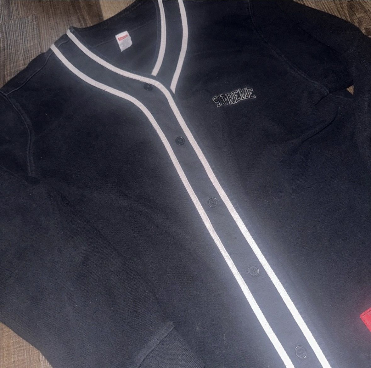 Supreme Supreme Button Up Crew Neck Size US XL / EU 56 / 4 - 3 Thumbnail