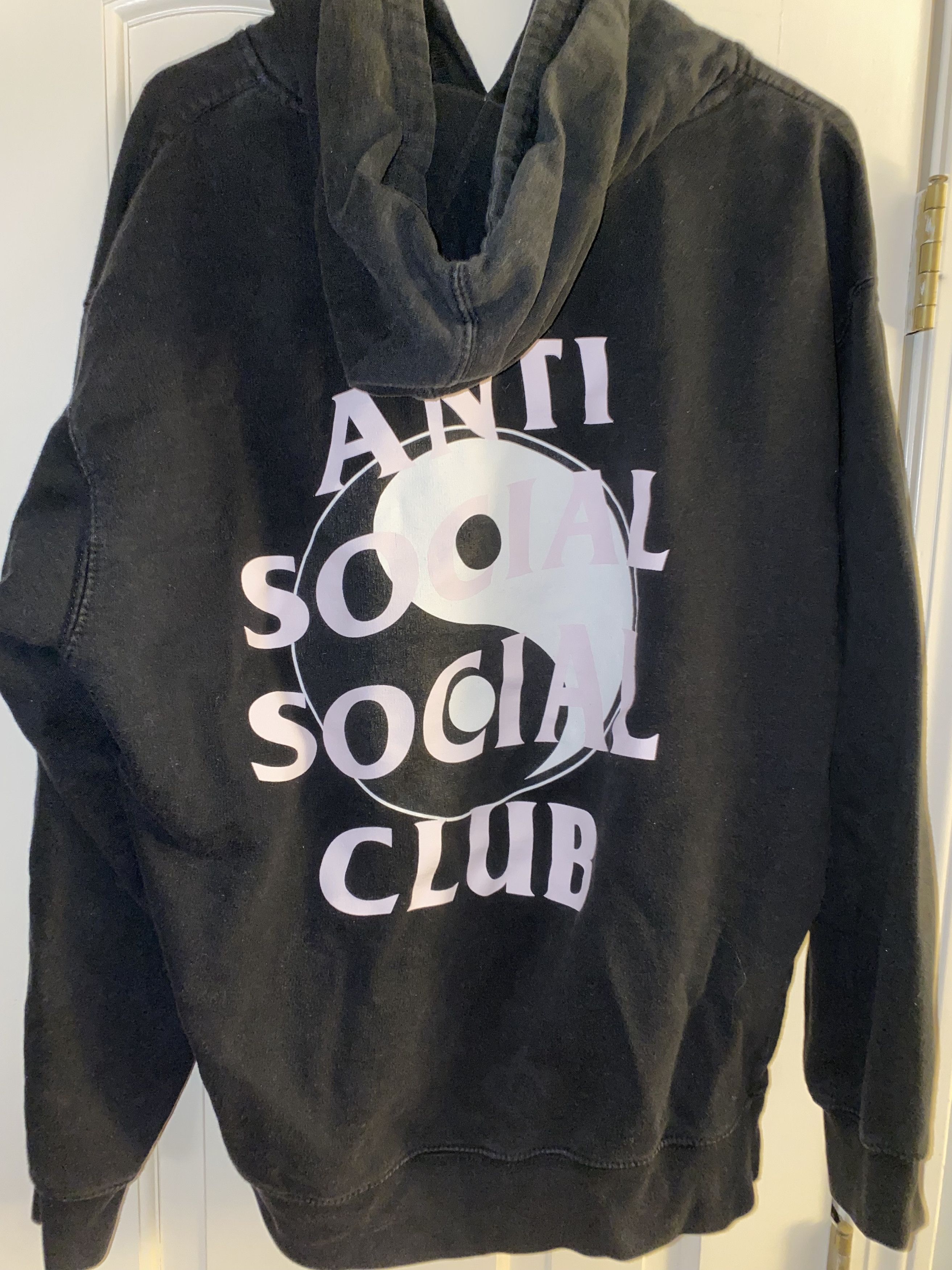 Anti social social club ying yang hoodie online