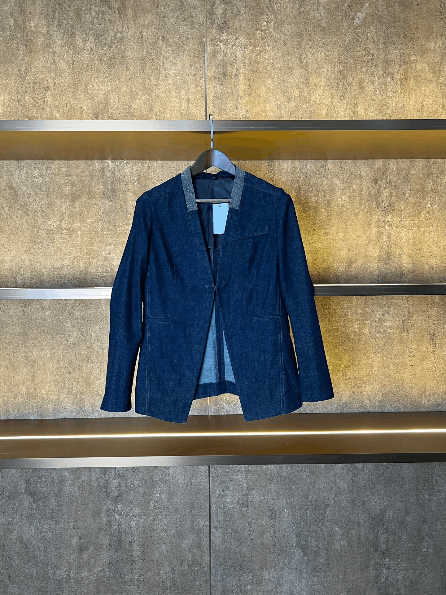 Brunello Cucinelli Brunello Cucinelli Formal Denim Jacket M Women Size M / US 6-8 / IT 42-44 - 1 Thumbnail
