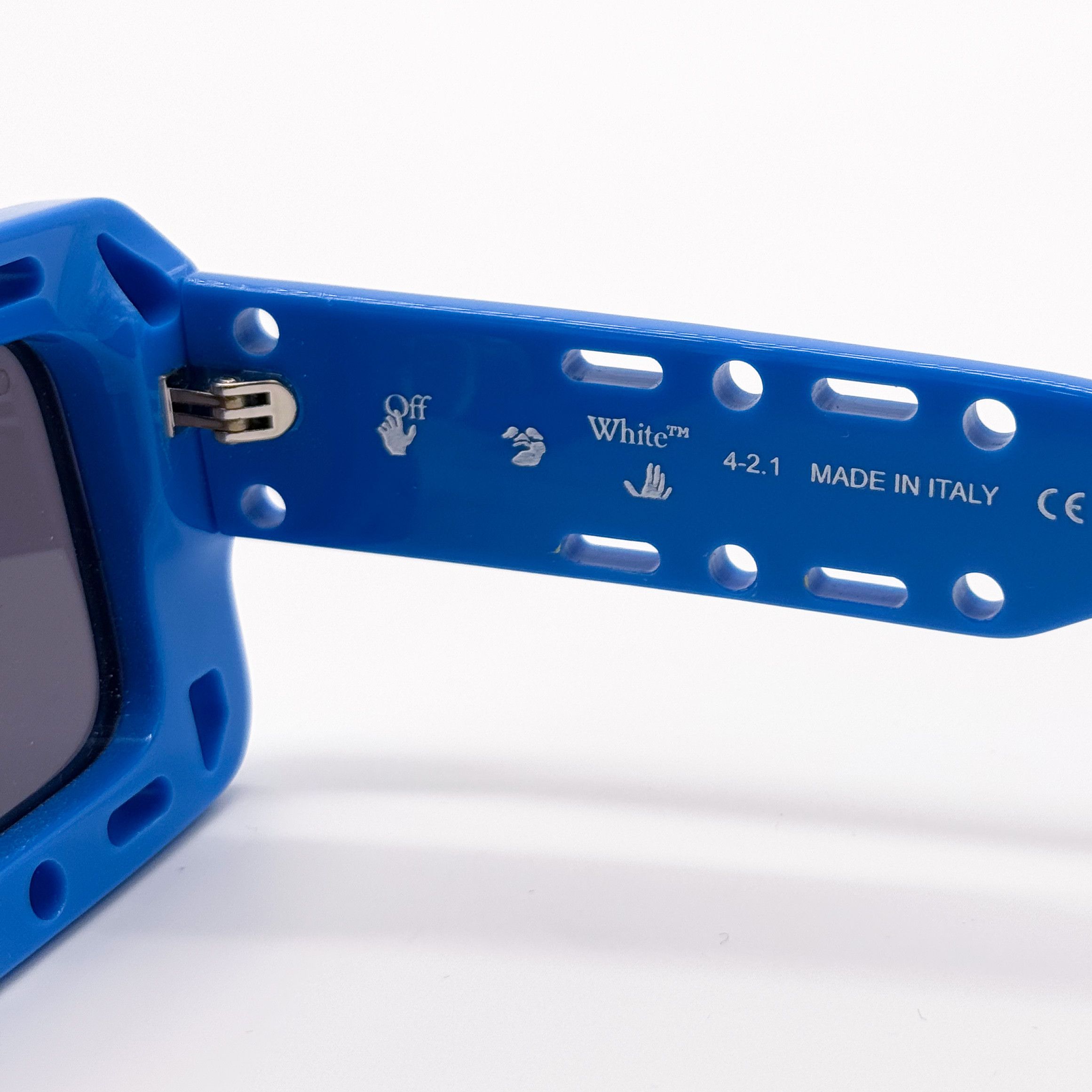 Off-White NEW OFF-WHITE ATLANTIC 507 BLUE UNISEX SUNGLASSES OFF-WHITE Size ONE SIZE - 9 Thumbnail