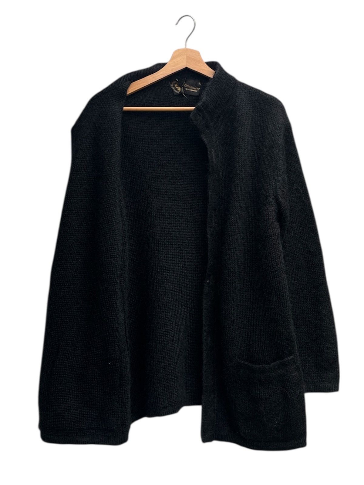 Vintage Esquire Mustache Mohair Sweater Jacket Size US L / EU 52-54 / 3 - 2 Thumbnail