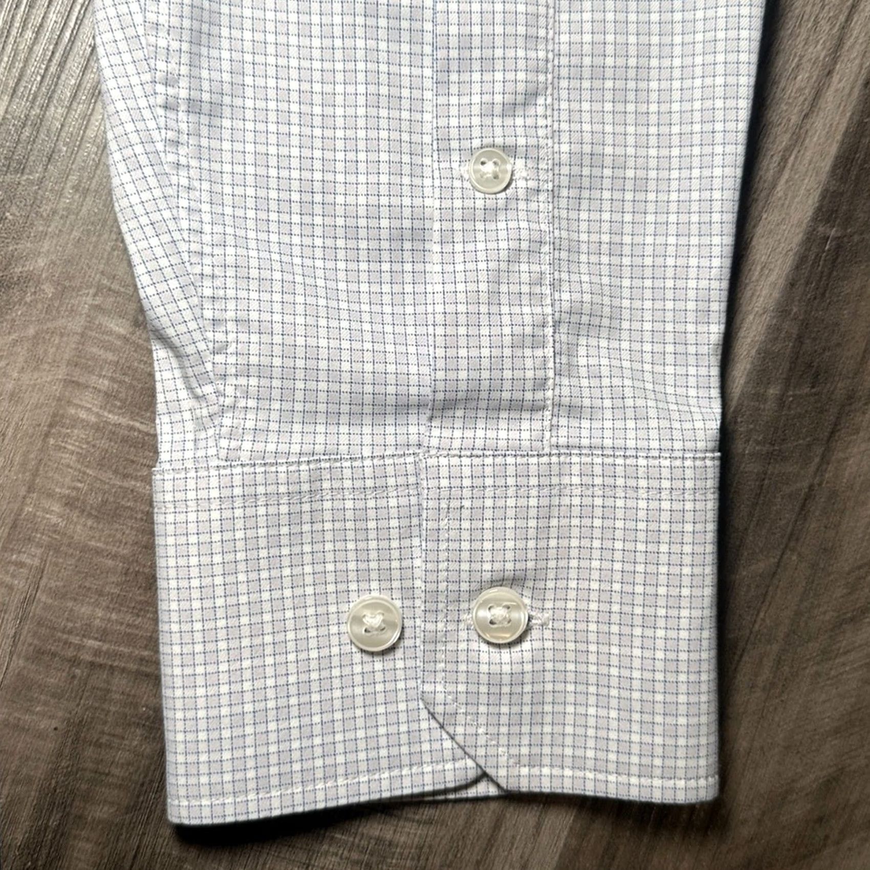 Bonobos Bonobos Tech Commuter Checkered Standard Long Sleeve Button Down - Medium Short - Purple Mens Shirt Size US M / EU 48-50 / 2 - 4 Thumbnail