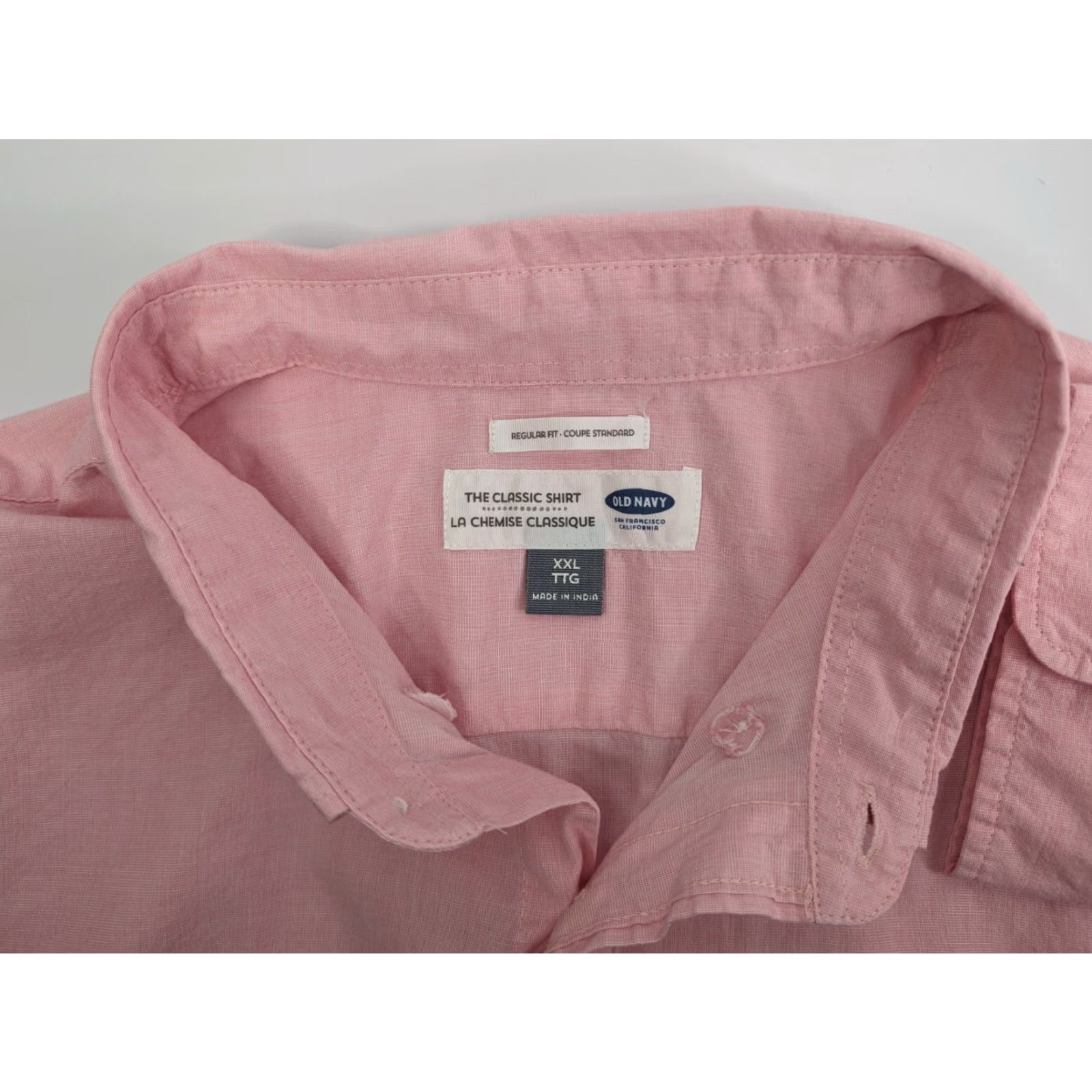 Old Navy Old Navy Shirt Men’s Pink Apple Guava Long Sleeve Button 2XL Casual Plaid Size US XXL / EU 58 / 5 - 6 Thumbnail