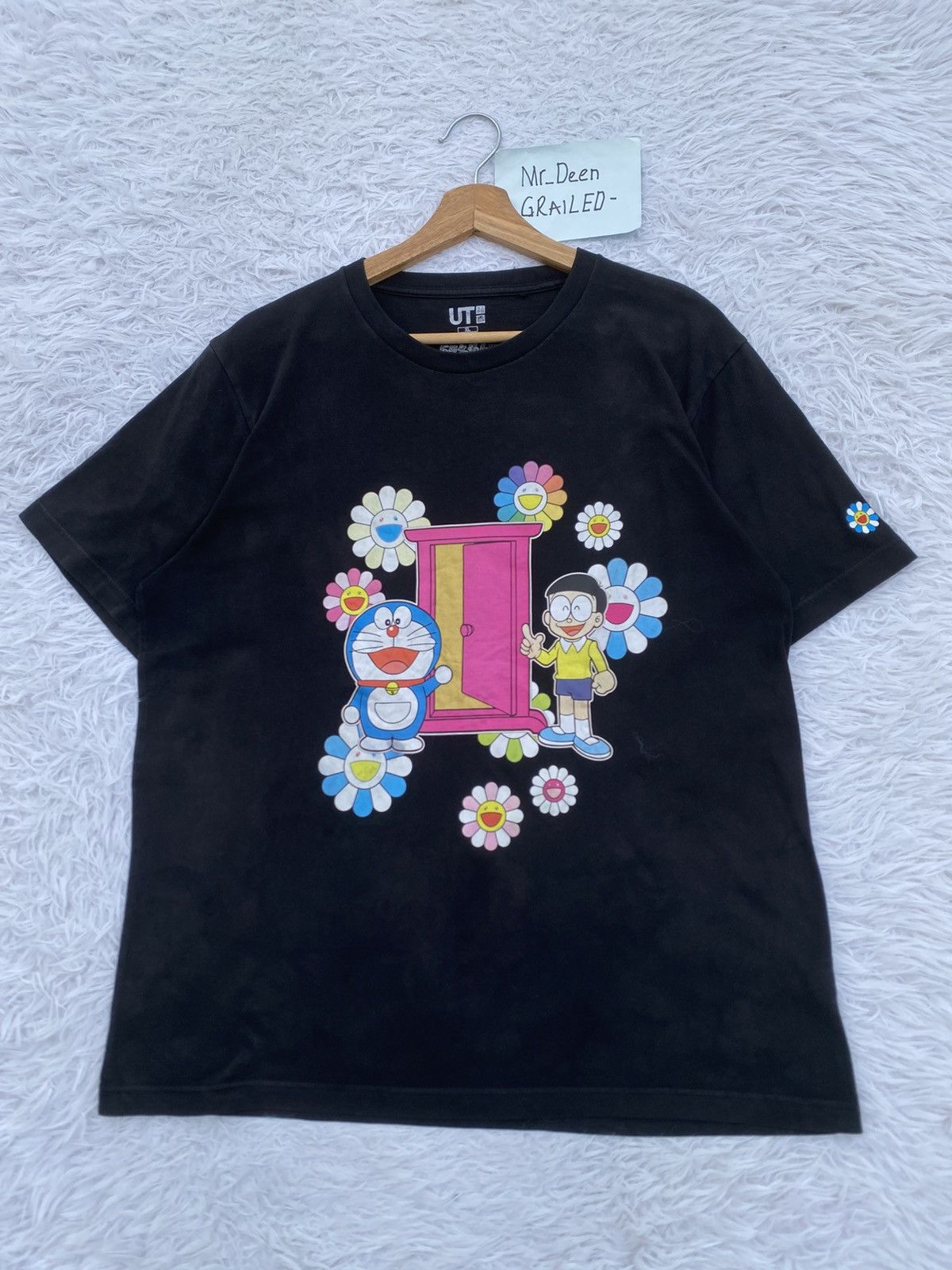 Takashi Murakami Rare Uniqlo x Takashi Murakami Doraemon Print Tshirt Size US XL / EU 56 / 4 - 3 Thumbnail