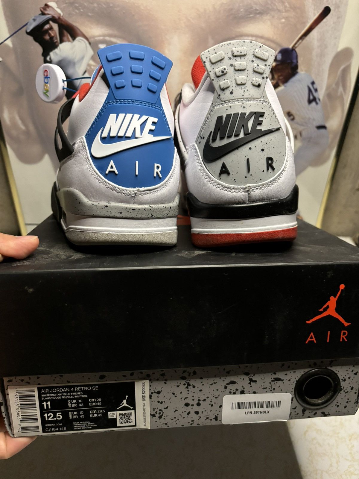 Jordan Brand Jordan Retro 4 ‘what the’ Size US 11 / EU 44 - 7 Thumbnail