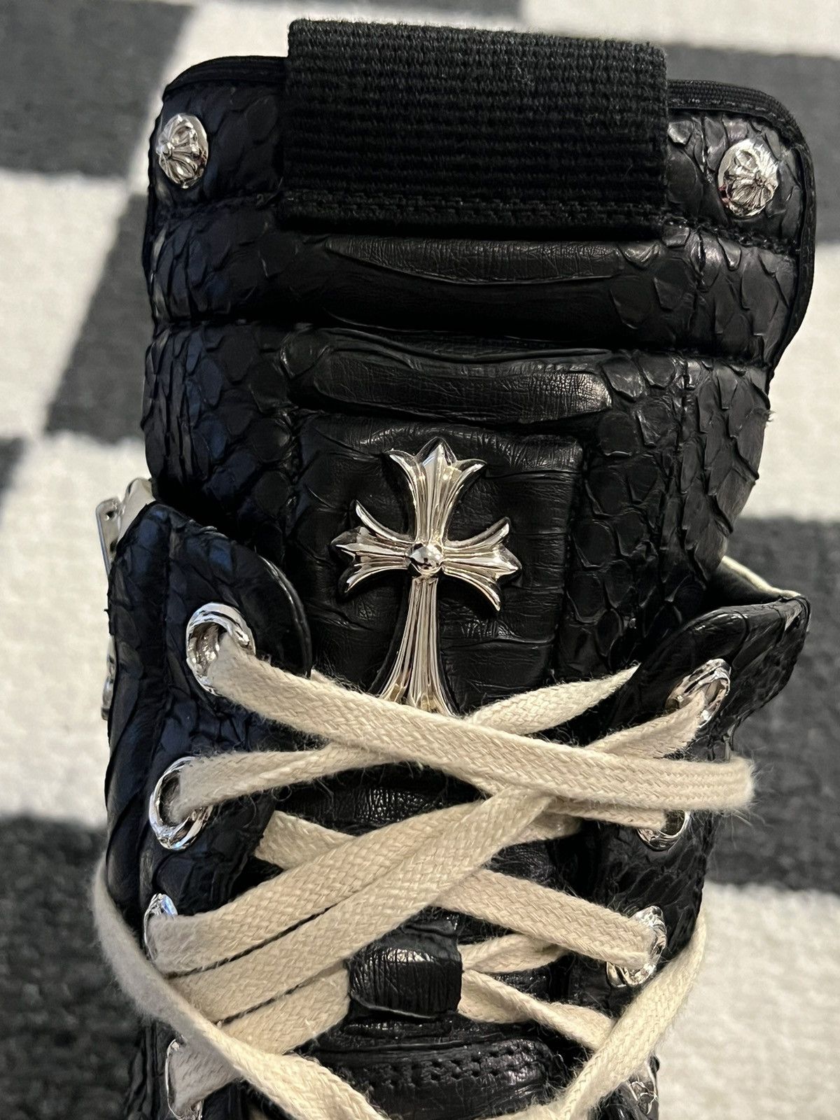 Chrome Hearts × Rick Owens Chrome Hearts Rick Owens Python Geobasket Size US 7 / EU 40 - 8 Thumbnail