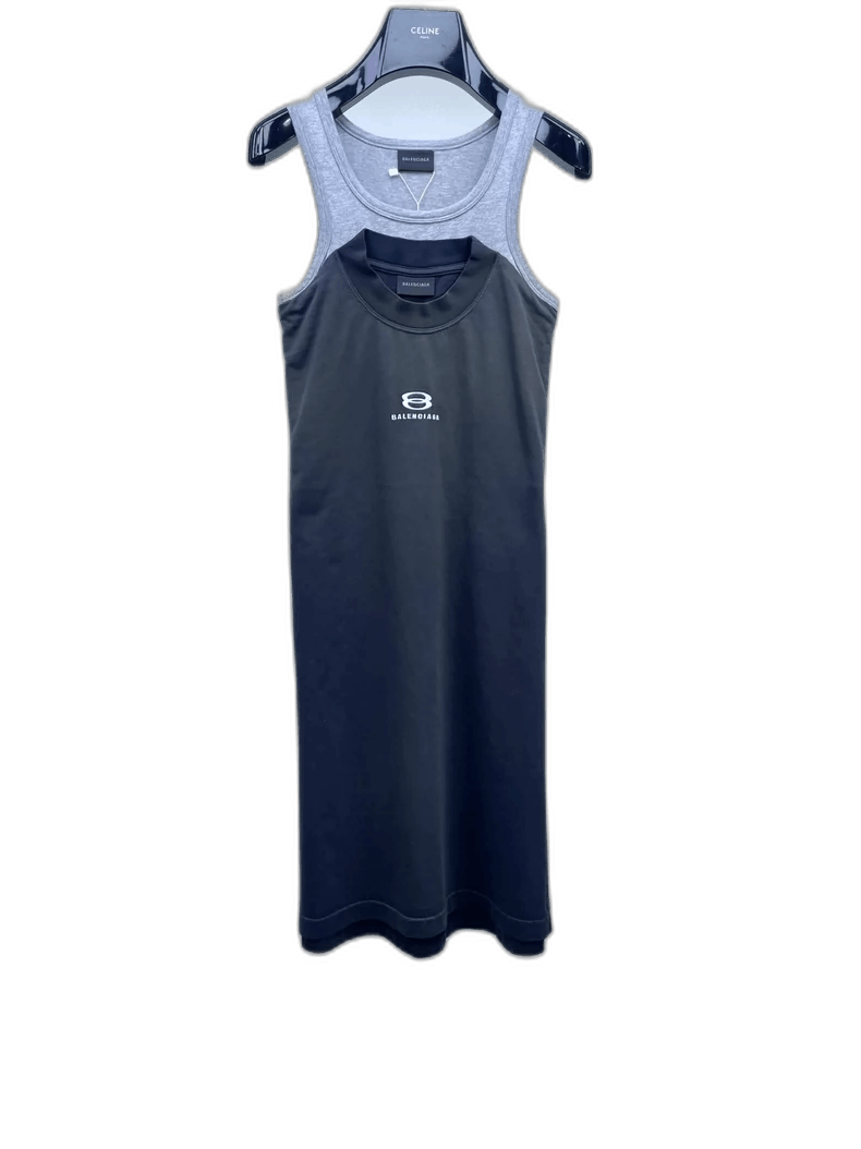 Balenciaga Balenciaga Layered Sleeveless Long Tank Top Size XS / US 0-2 / IT 36-38 - 1 Thumbnail