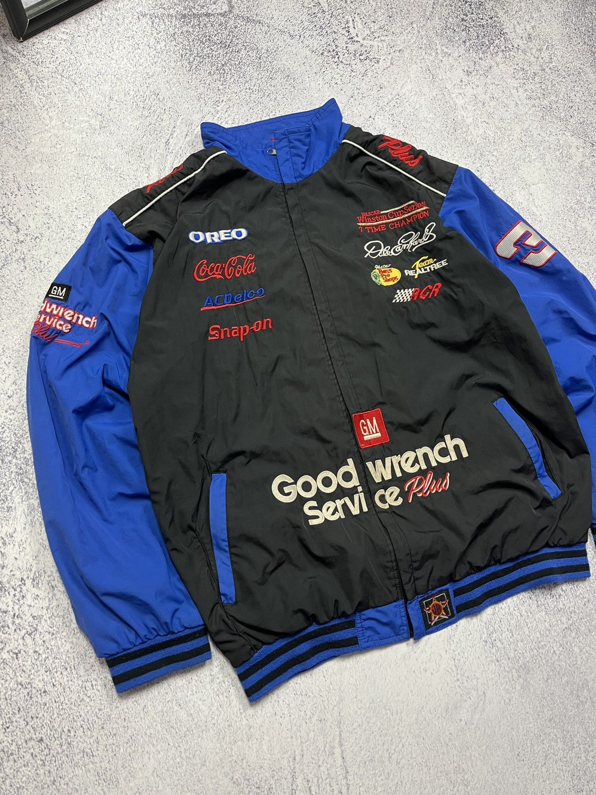 NASCAR Vintage 90’s NASCAR Goodwrench Dale Earnhardt Racing Jacket Size US L / EU 52-54 / 3 - 3 Thumbnail