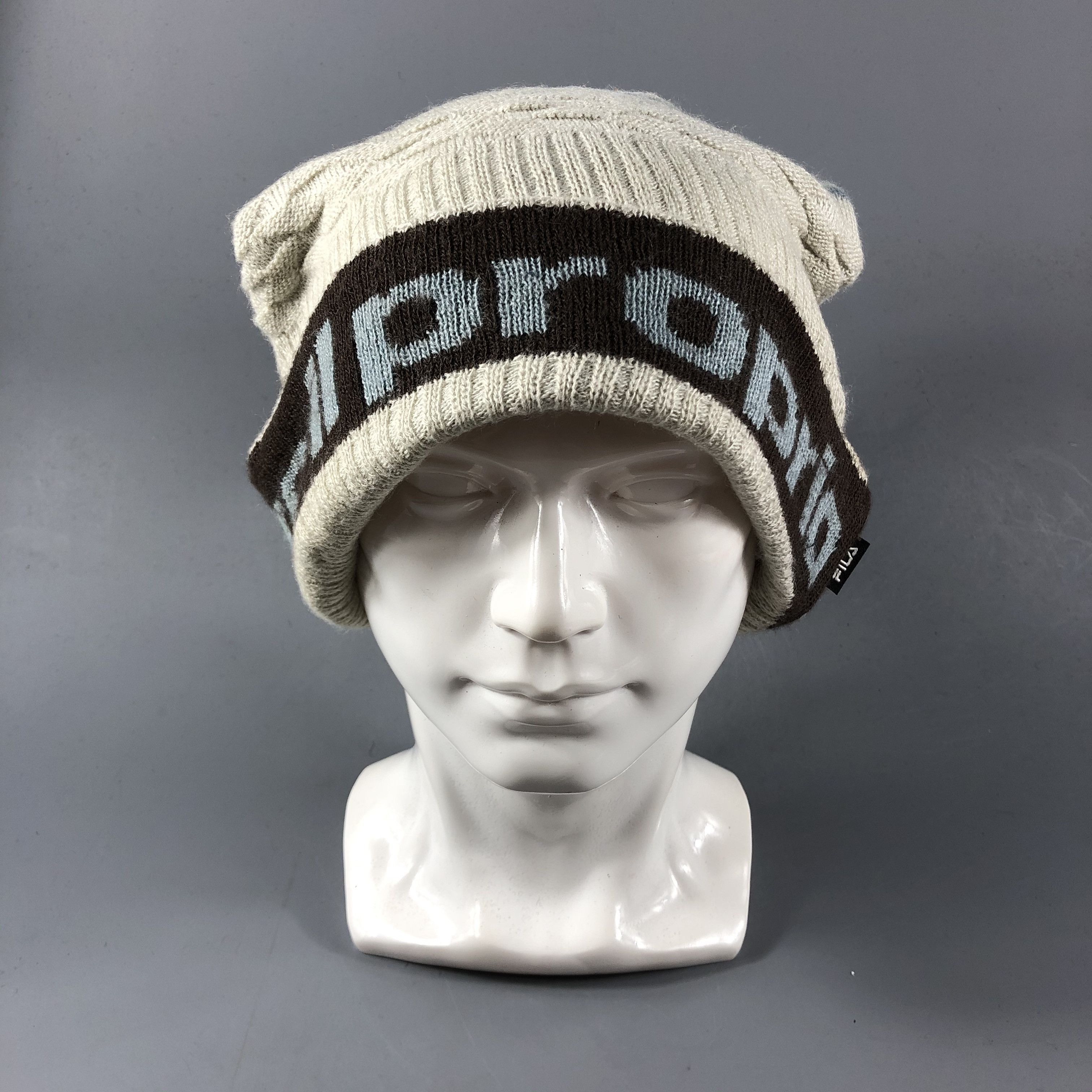 Fila Fila Cable Knit Bobble Beanie Snowcap Snow Hat B739 Size ONE SIZE - 2 Thumbnail