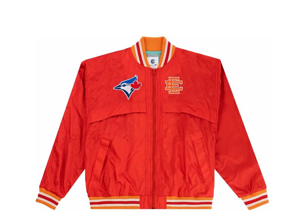 Eric Emanuel Toronto Blue Jays windbreaker medium