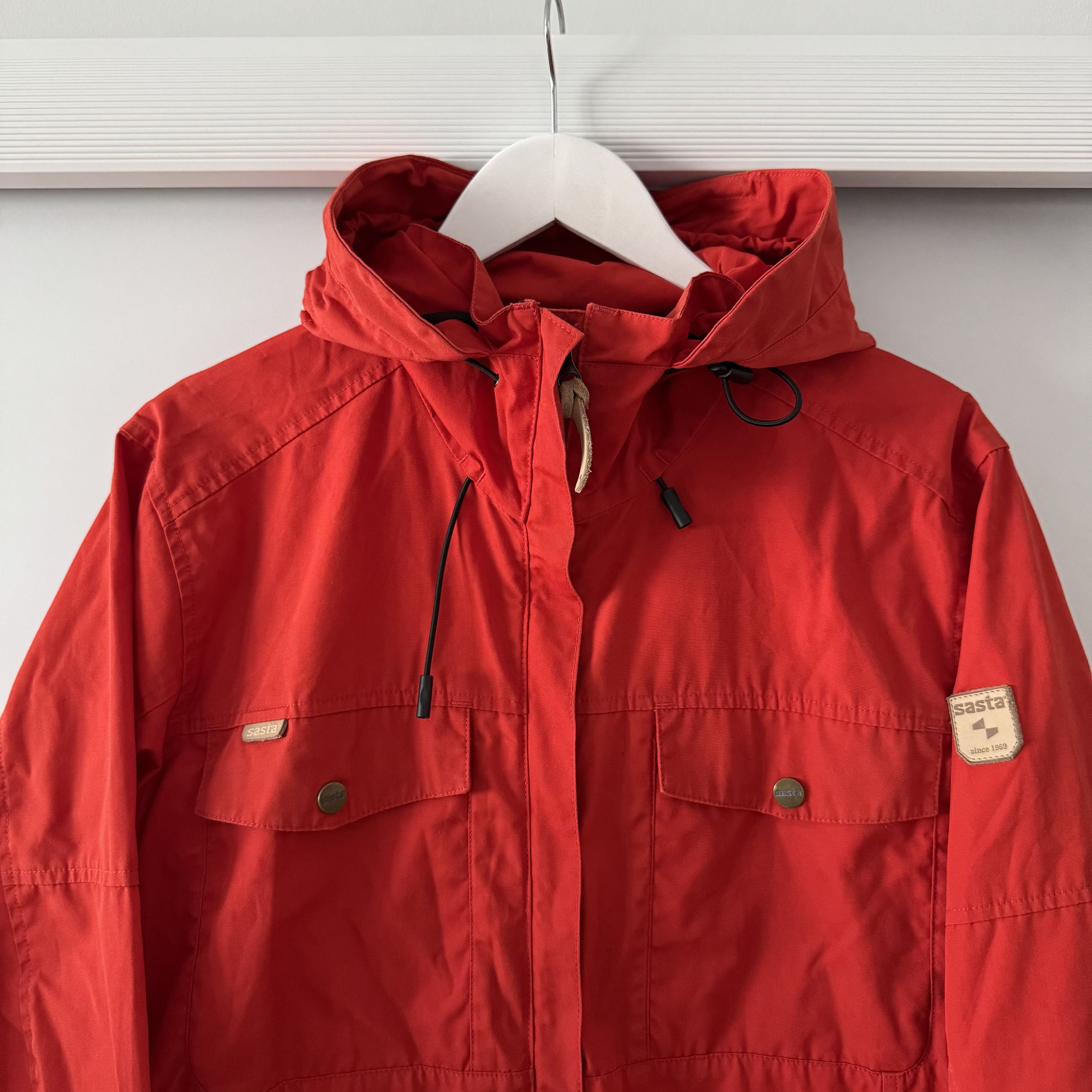 Arc'teryx Women's Sasta Sweden Outdoor Red/Orange Hooded Jacket Size M / US 6-8 / IT 42-44 - 7 Thumbnail