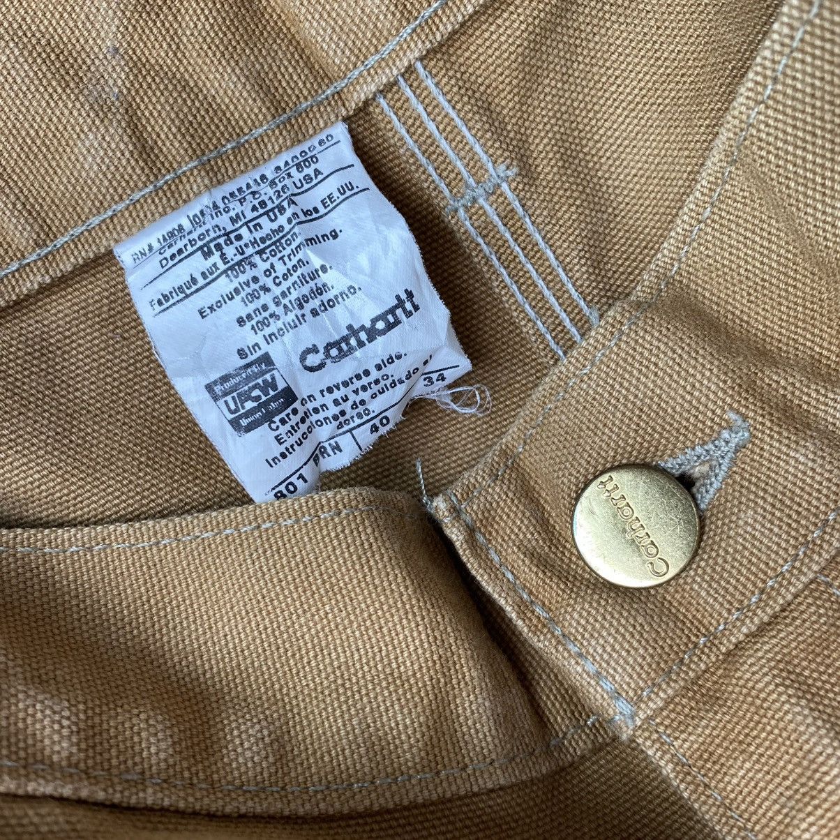 Carhartt Vintage 90s Carhartt Double Knee brown Size US 40 / EU 56 - 5 Thumbnail