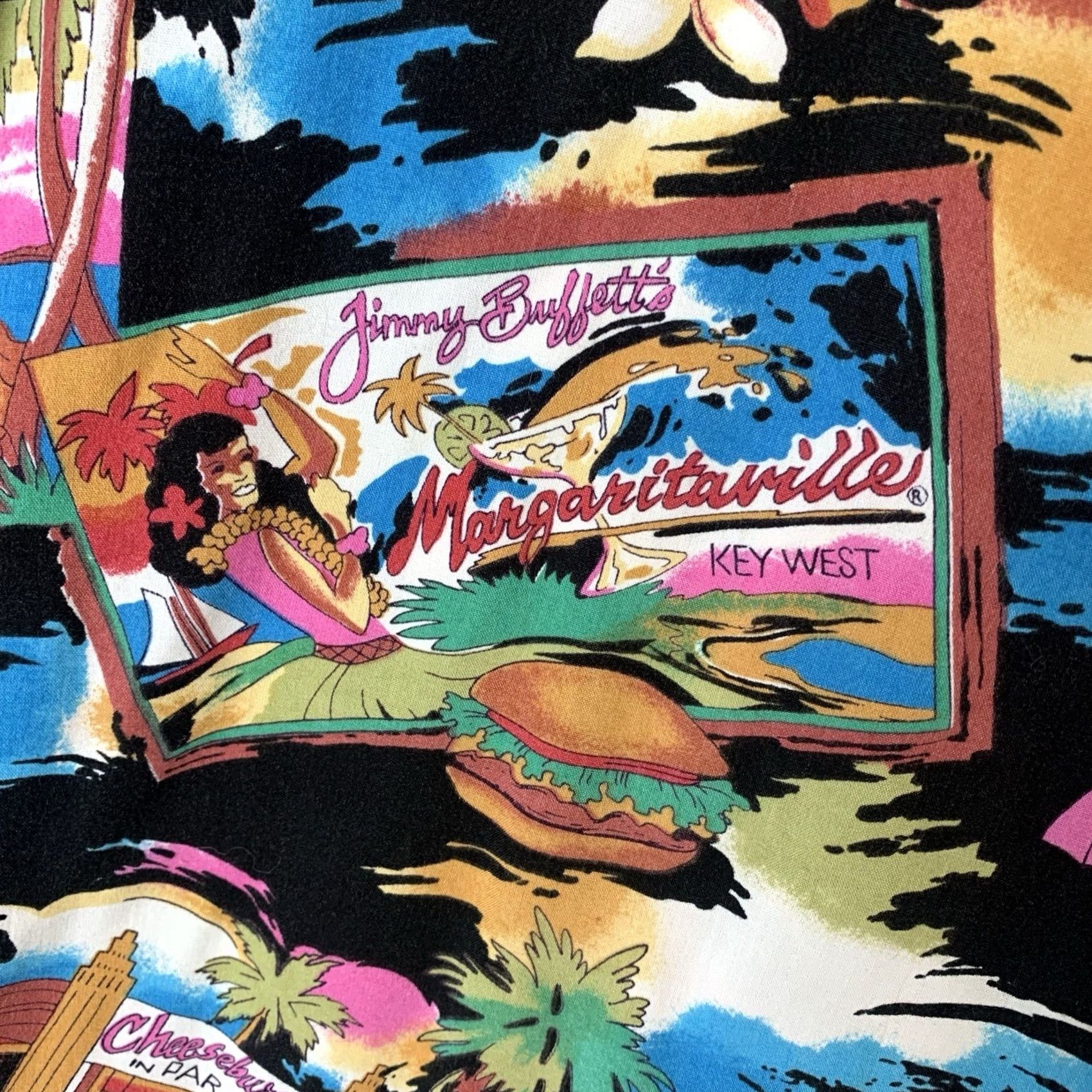 Reyn Spooner VINTAGE Reyn Spooner Margaritaville Shirt Mens M Key West Hawaiian Rayon Shirt Size US L / EU 52-54 / 3 - 5 Thumbnail