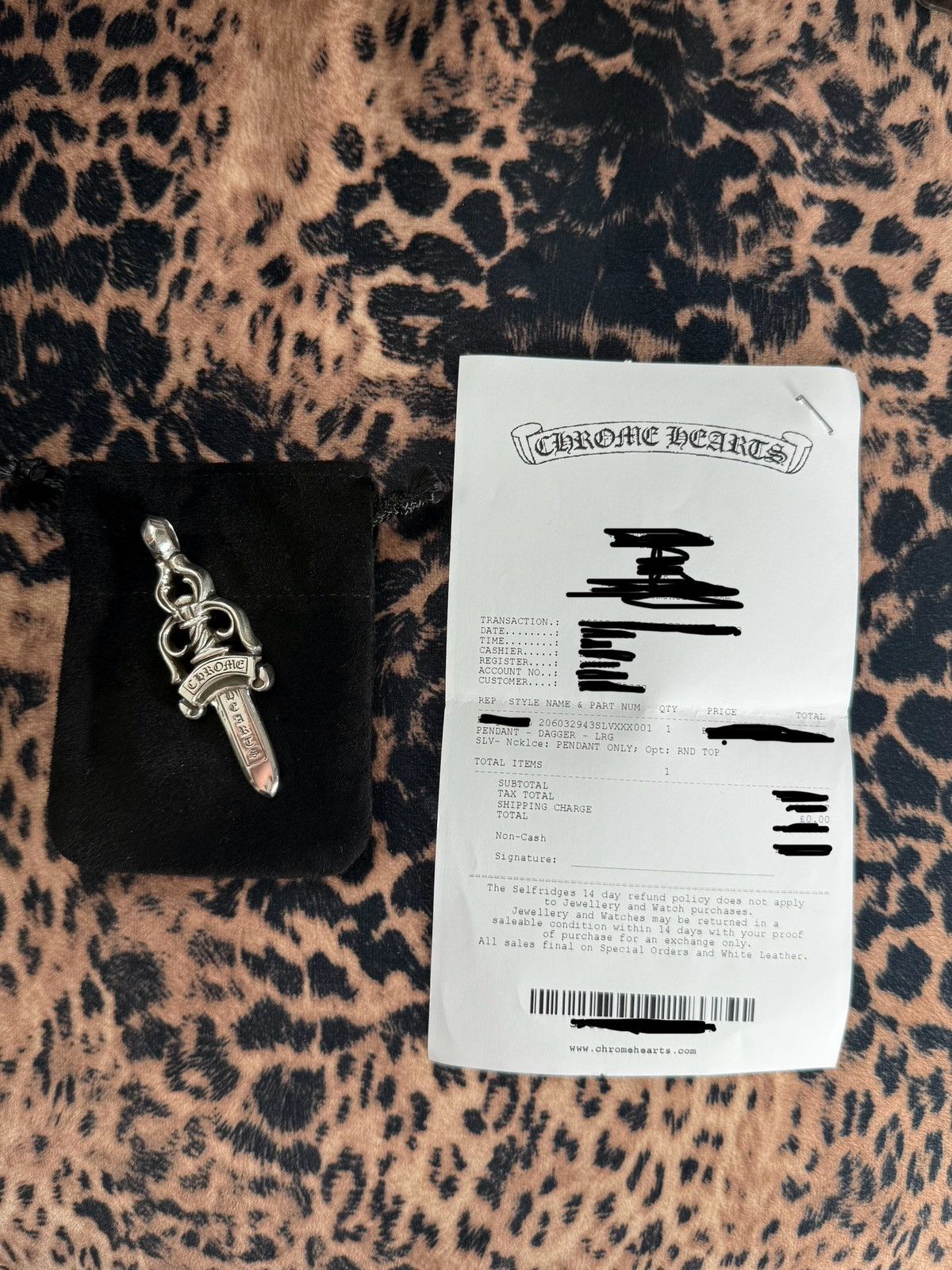 Chrome Hearts NEW Chrome Hearts Large Dagger Pendent Size ONE SIZE - 6 Thumbnail