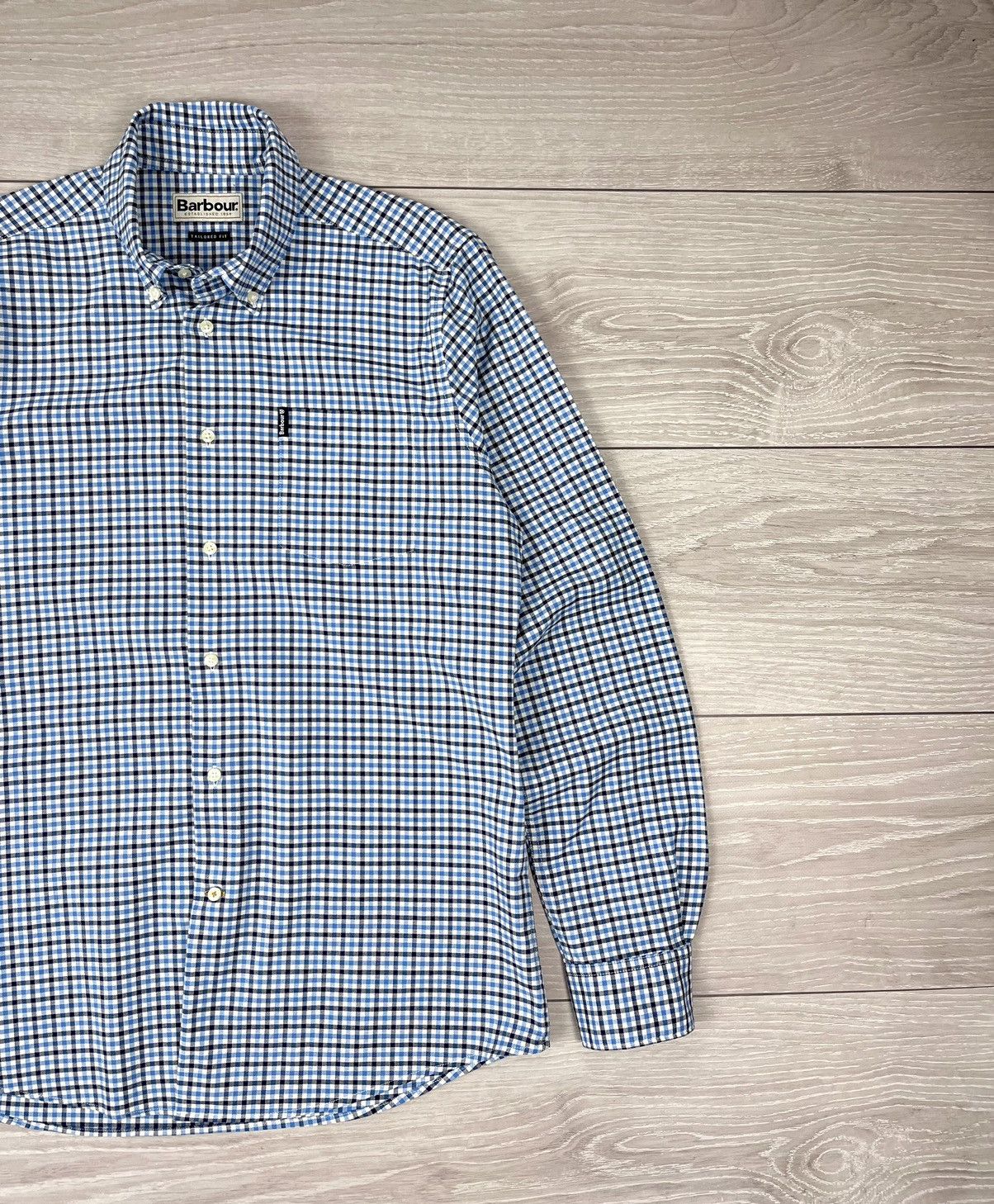 Barbour Barbour Gingham 11 Tailored Oxford Checkered Shirt Size US M / EU 48-50 / 2 - 3 Thumbnail