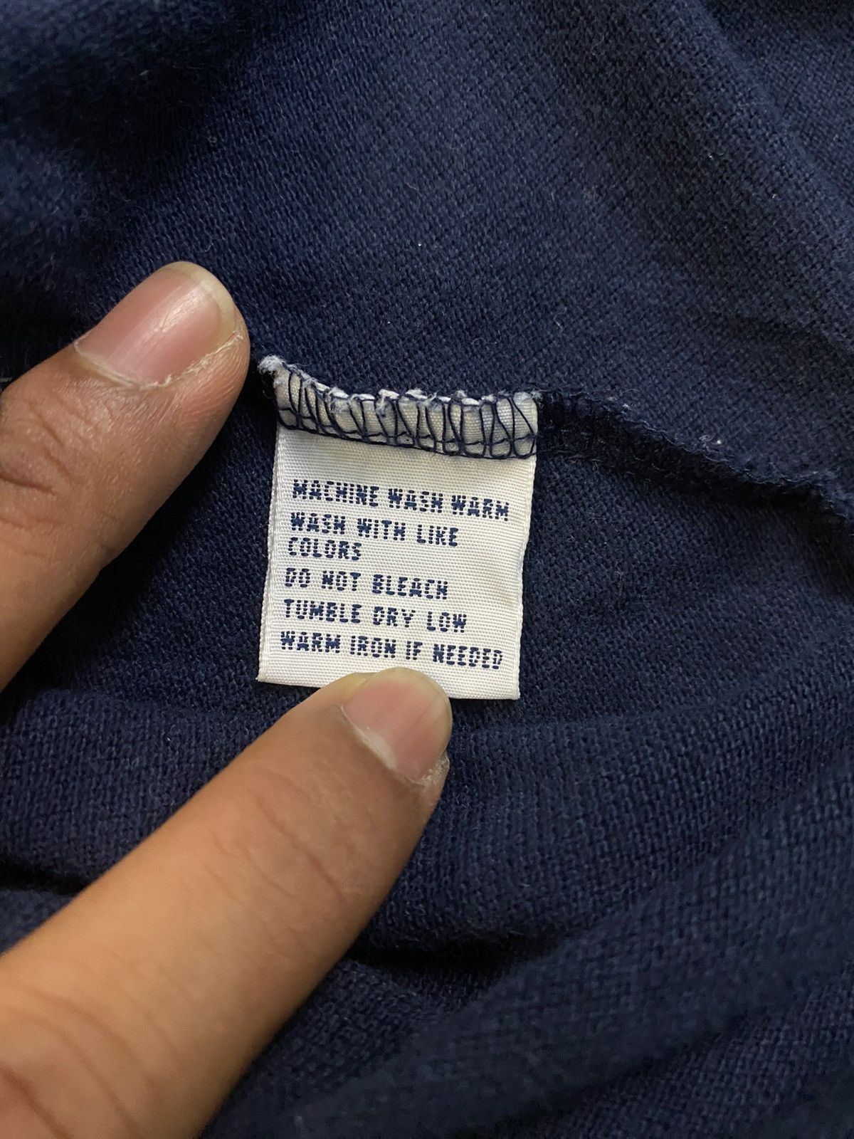 Polo Ralph Lauren × Vintage 🔥RARE🔥 Vintage Polo Ralph Lauren Navy S Pocket Tee Size US S / EU 44-46 / 1 - 15 Thumbnail