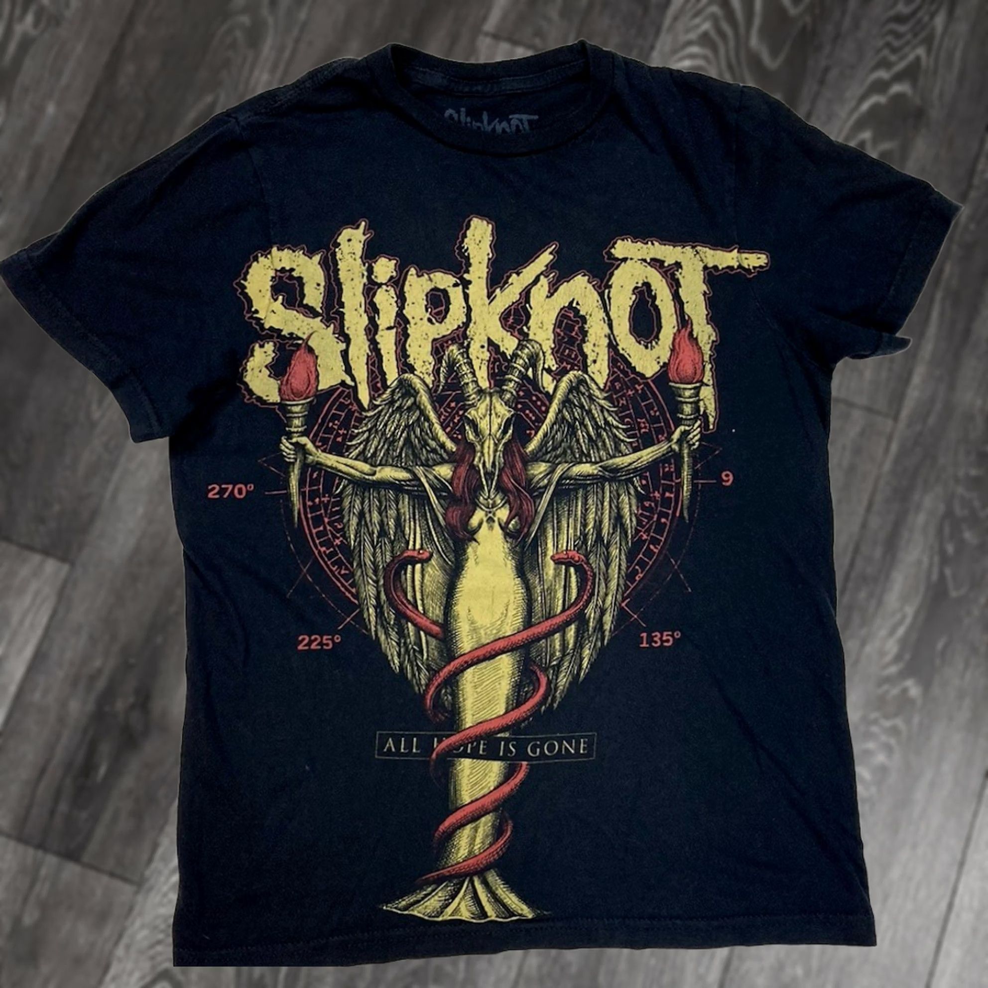 Hope Slipknot T-Shirt Women Small Black Short Sleeve Crew Neck Pullover Casual Music All Season Comfortable Cotton Shirt XS? Size S / US 4 / IT 40 - 1 Thumbnail