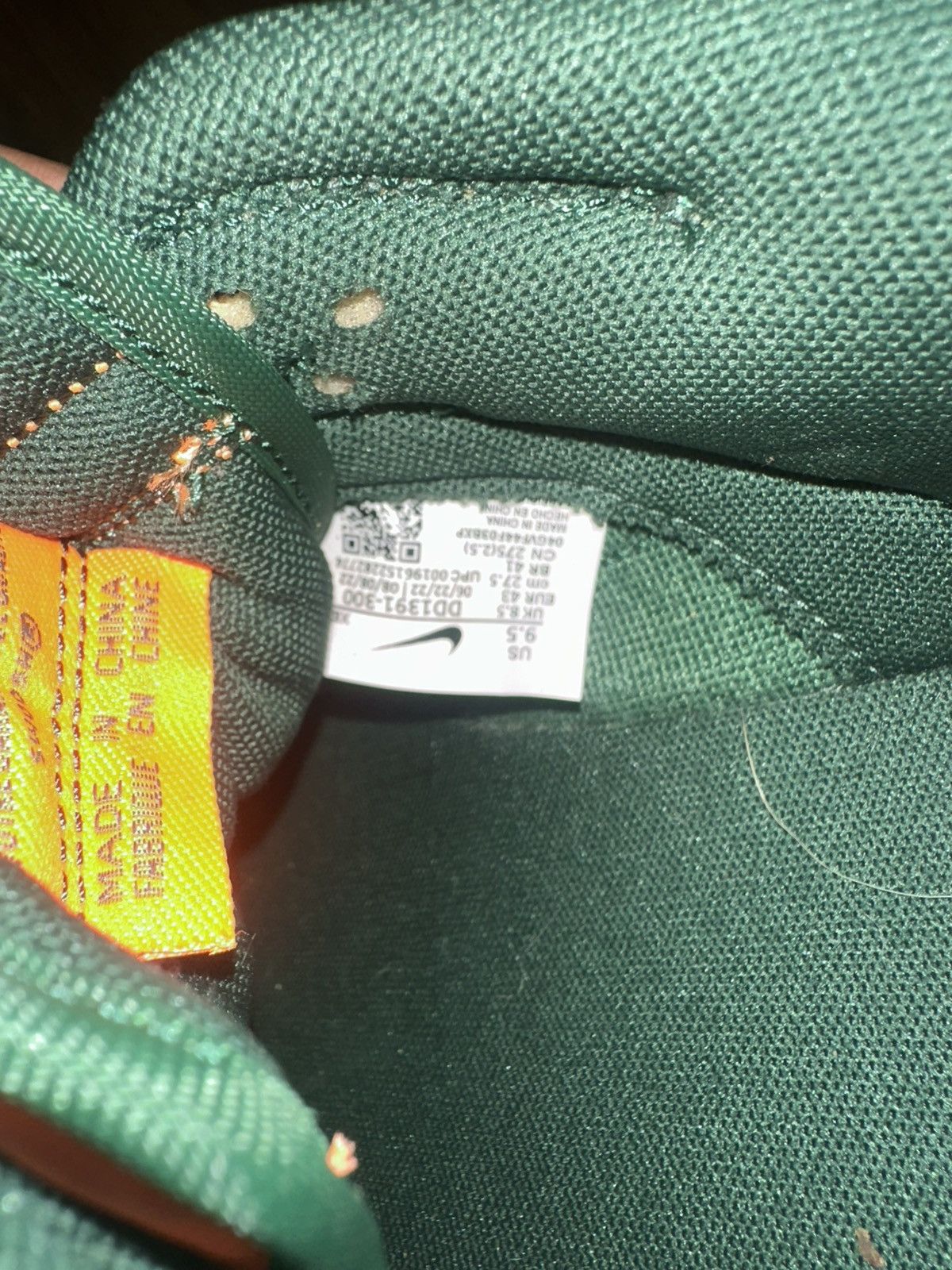 Nike Nike dunk Miami hurricane Size US 9 / EU 42 - 6 Thumbnail
