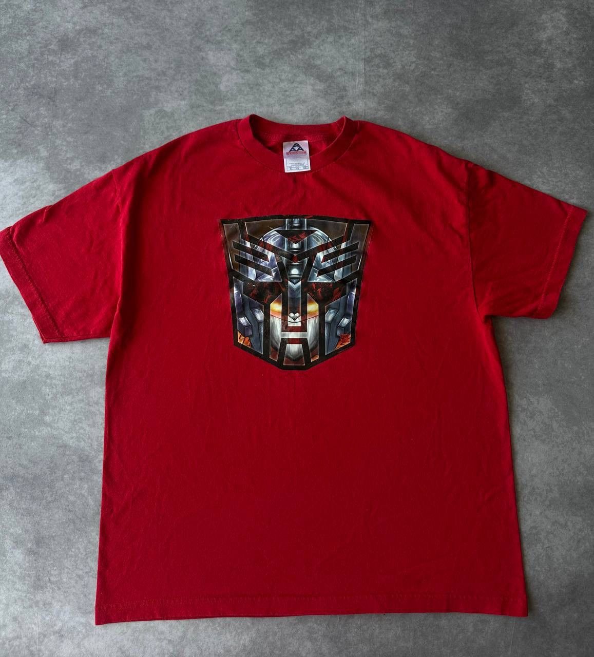 Vintage Vintage 2002 Transformers Hasbro Optimus Prime T-Shirt XL Size US XL / EU 56 / 4 - 1 Thumbnail