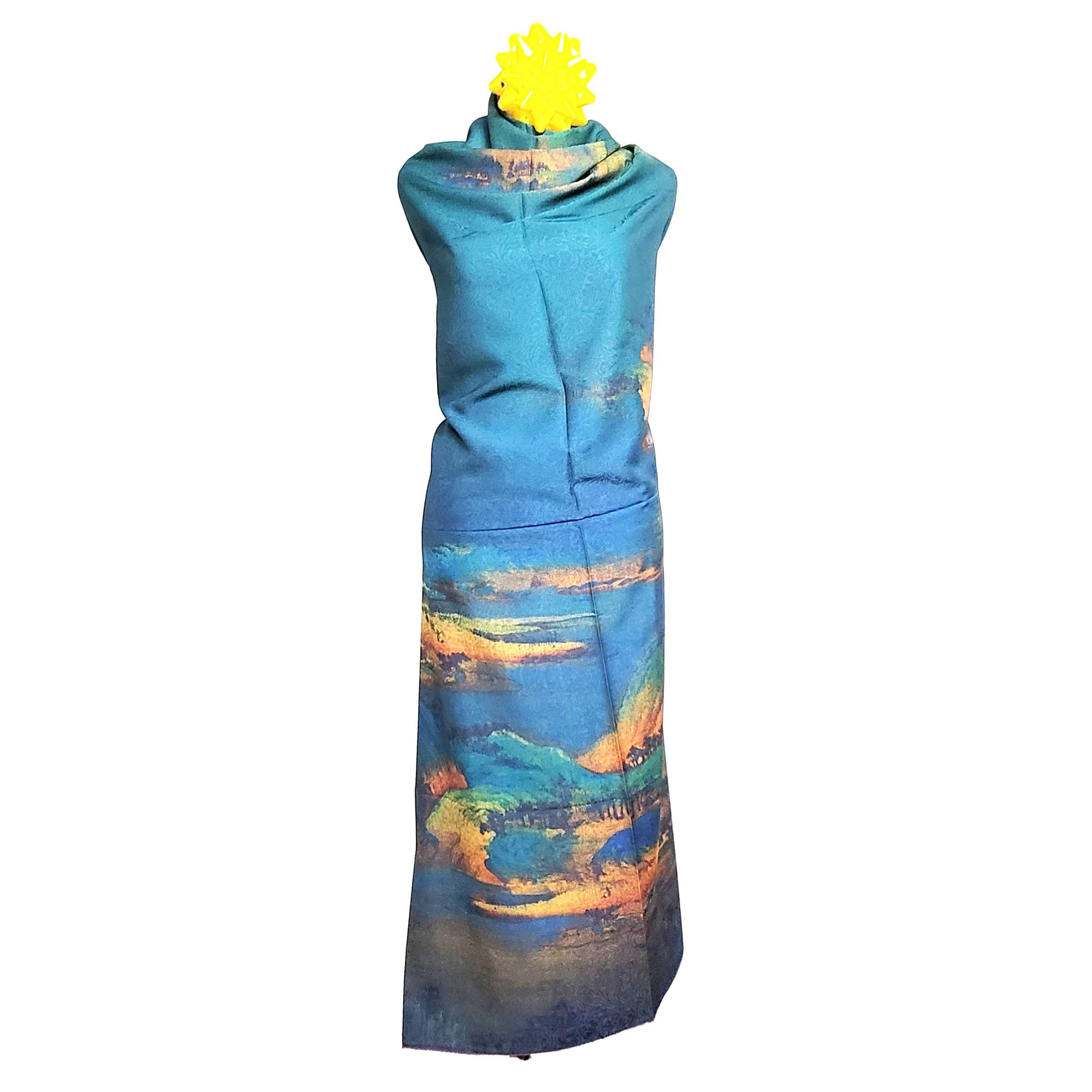 Other NWT Double Sided Silk Scarf 52"x52" Large Square Wrap 3227 Size ONE SIZE - 11 Thumbnail