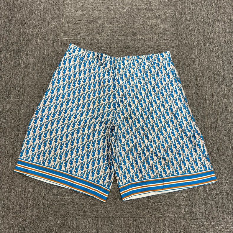 Dior Dior Monogram Silk Shorts Size US 36 / EU 52 - 1 Thumbnail