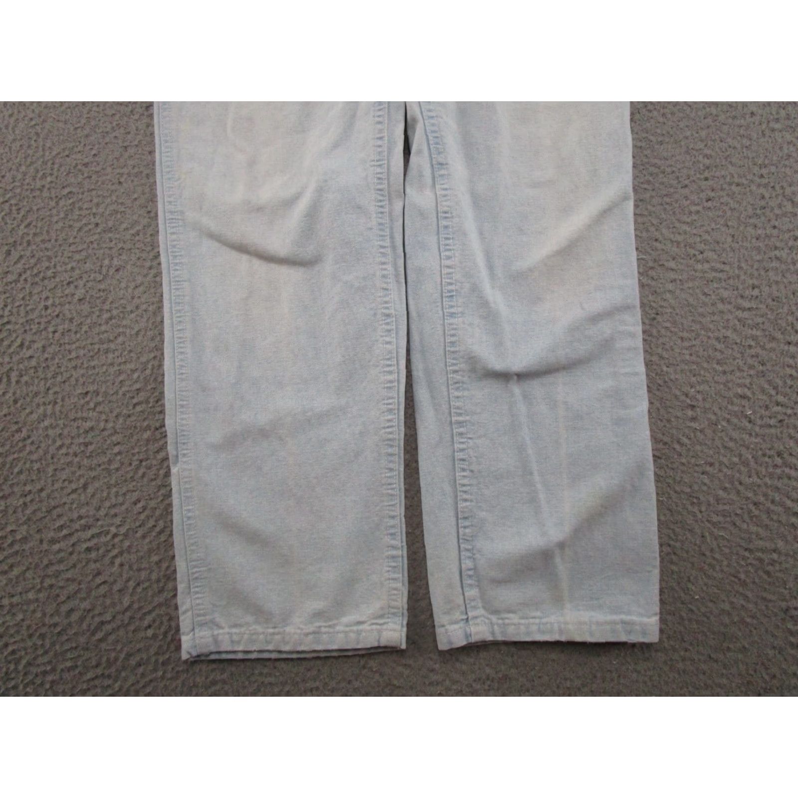 Lee VINTAGE Lee Riders Jeans SZ 34x30 Straight 80s 90s USA Light Blue Denim Man/Men Leather Logo Pattern 5-Pocket Union Made USA Lee Classic Fit Jeans Size US 34 / EU 50 - 5 Thumbnail