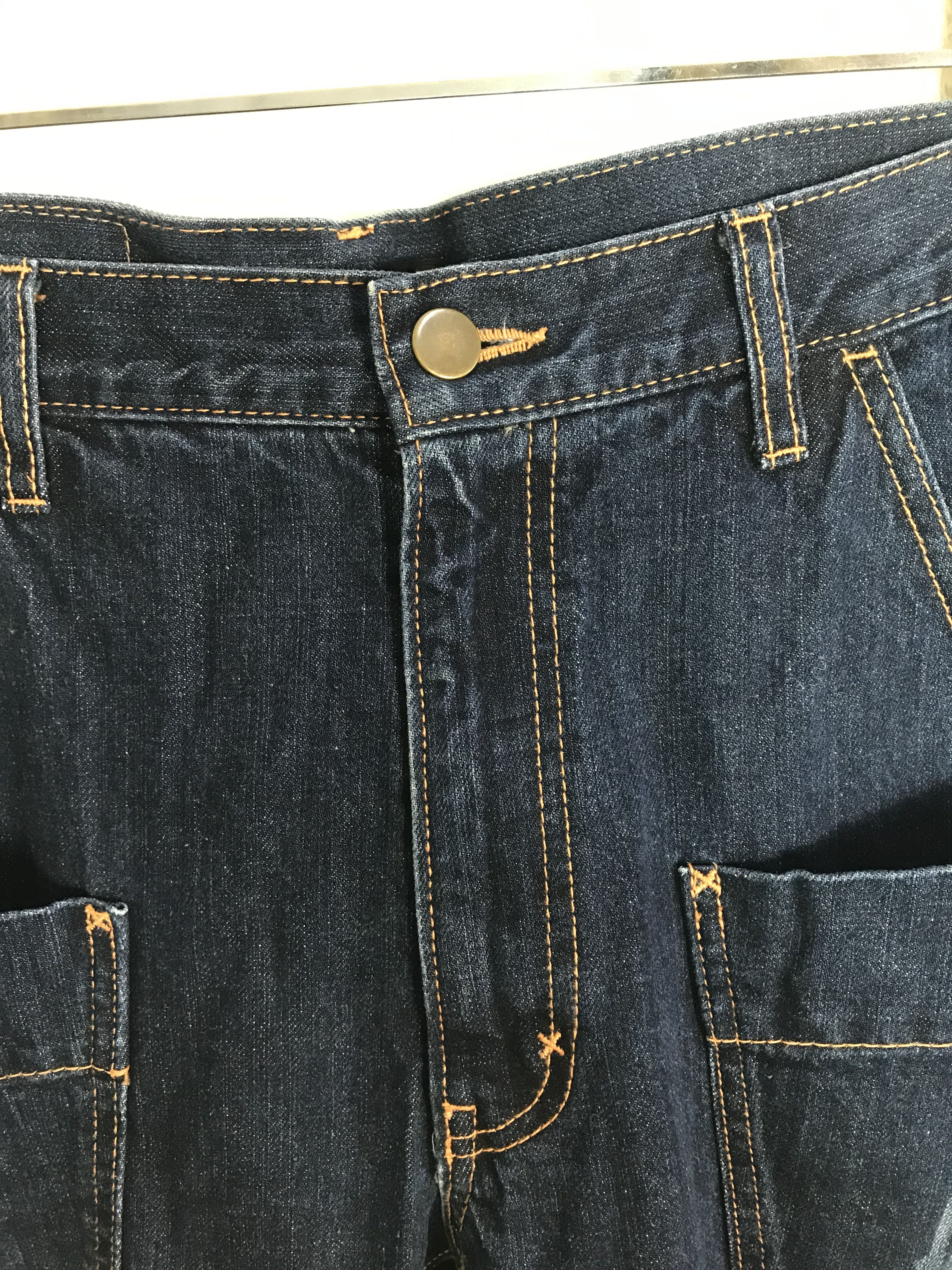 Ne-Net Rare Ne-net Issey Miyake Selvedge Indigo Denim Jeans Size 29" - 6 Thumbnail