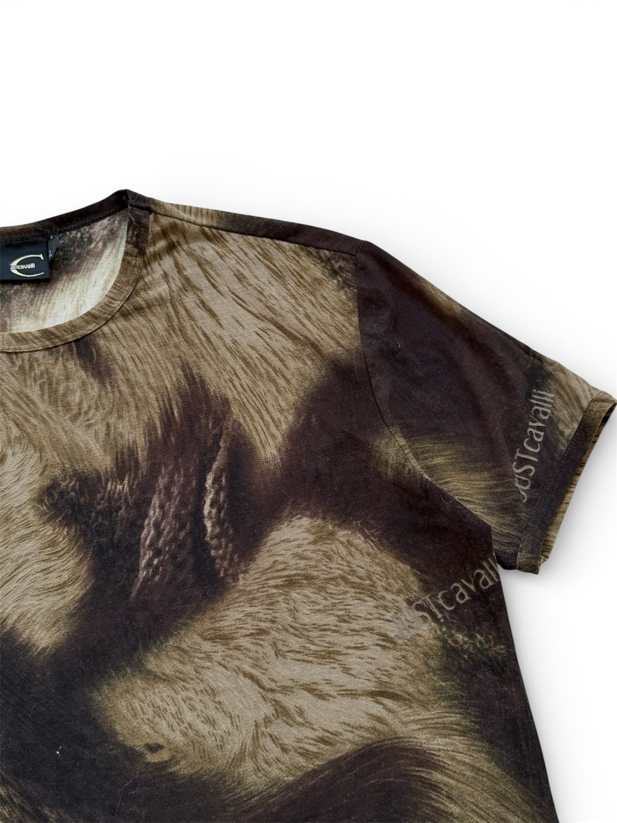 Just Cavalli Archive 2000s Cavalli All Over Print T-Shirt Size US L / EU 52-54 / 3 - 2 Thumbnail