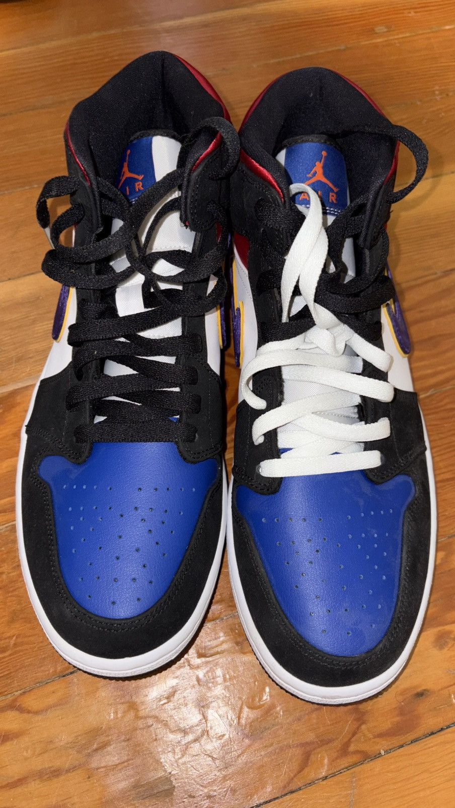 Jordan Brand Jordan 1 Mid Lakers Top 3 Size US 11.5 / EU 44-45 - 2 Thumbnail