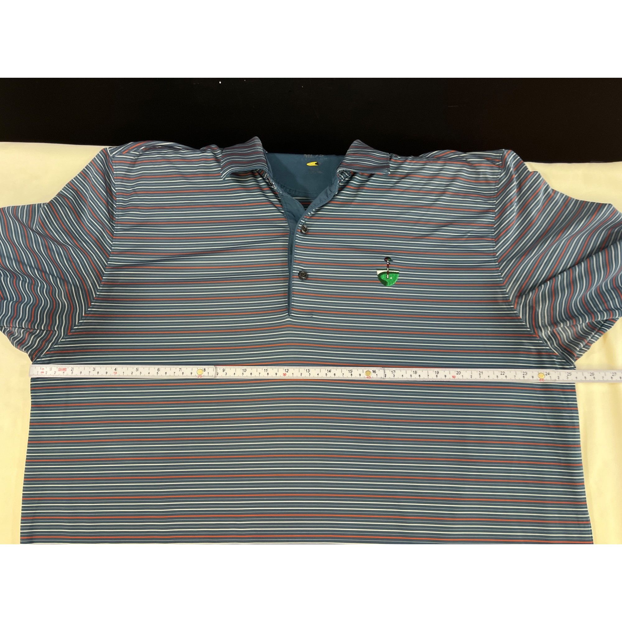 Greg Norman Greg Norman mens blue golfing polo Shirt size Xl SKU 7091 Size US XL / EU 56 / 4 - 3 Thumbnail