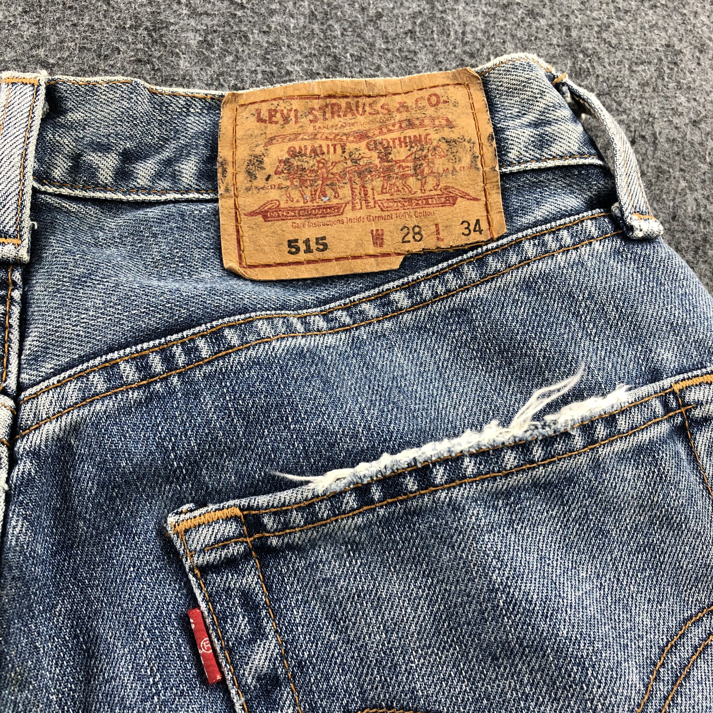 Levi's × Vintage Vintage 90s Blue Wash Levis 515 Jeans-JM1467 Size US 28 / EU 44 - 6 Thumbnail