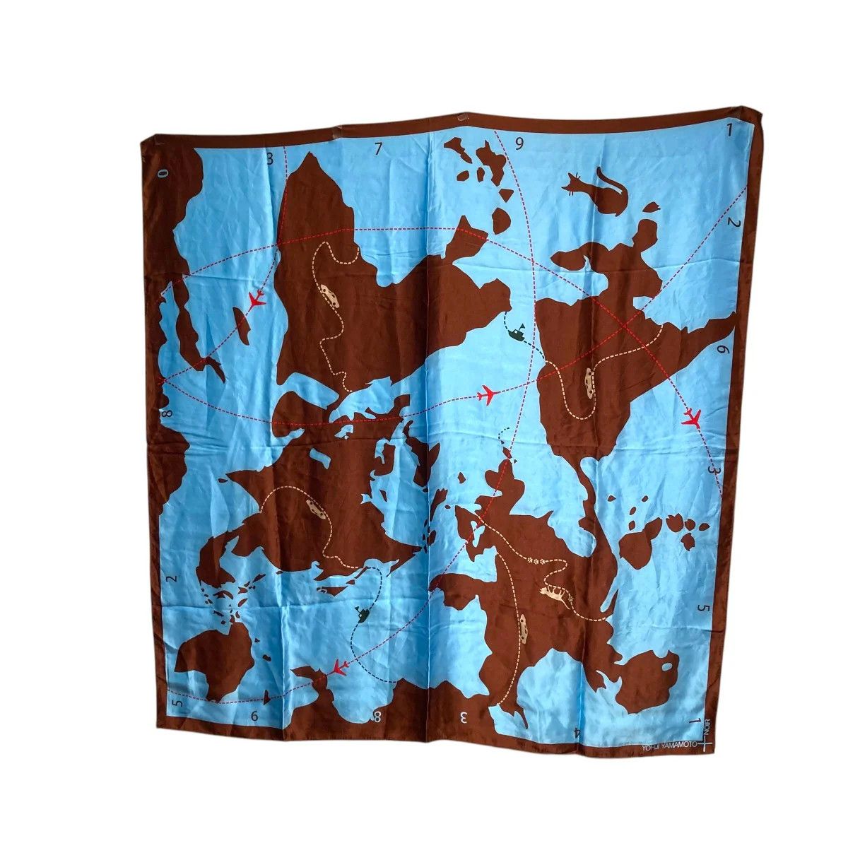 Yohji Yamamoto yohji yamamoto+Noir All-over pattern/silk/scarf Size ONE SIZE - 2 Thumbnail