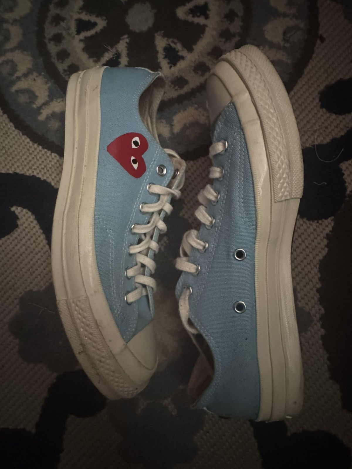 Comme des Garcons PLAY × Converse Converse x CDG Chuck 70 OX AC "Bright Blue" Size US 9 / EU 42 - 4 Thumbnail