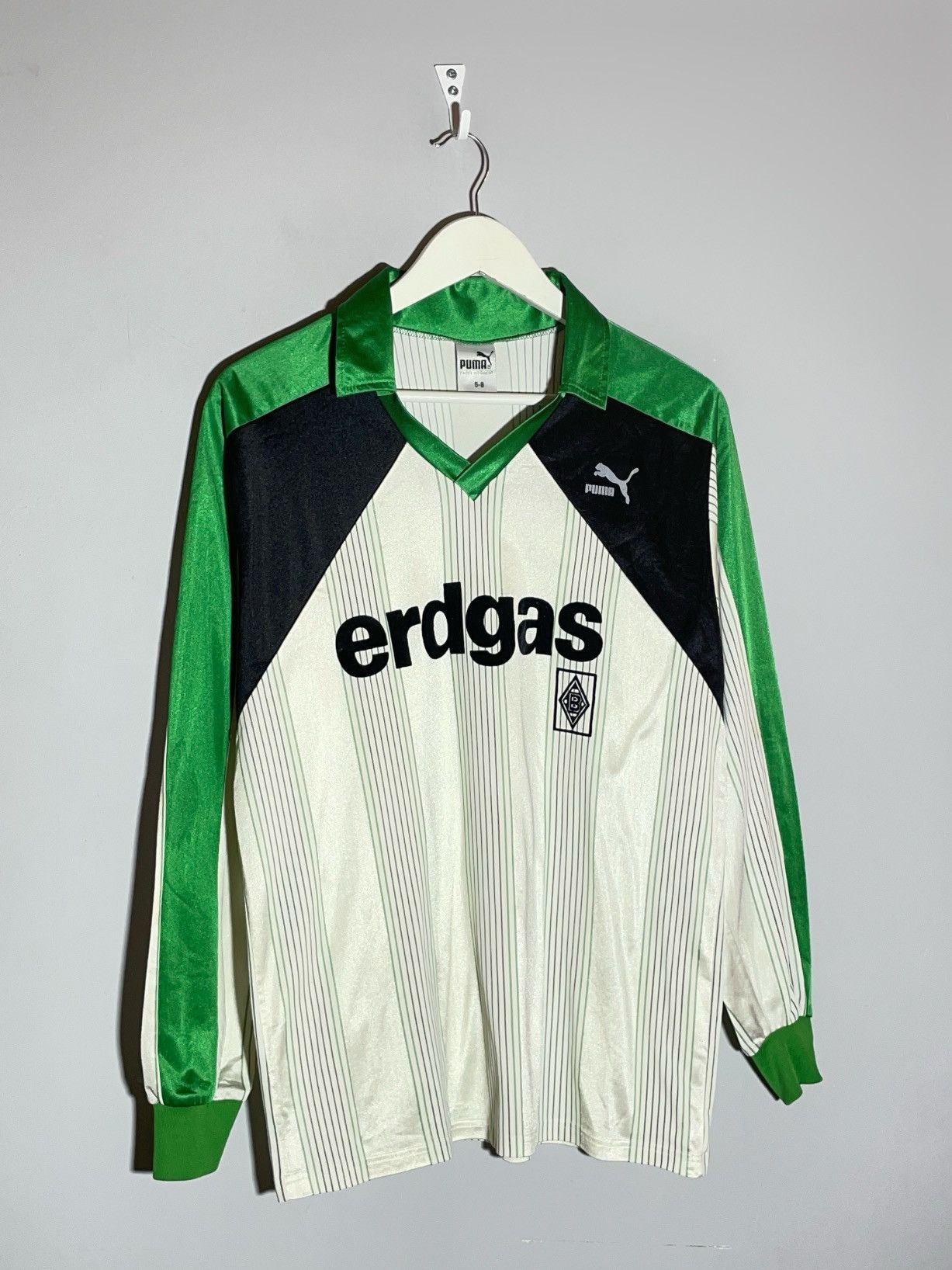 Puma × Vintage Borussia Monchengladbach Puma 1988/89 Home Vintage Jersey Size US M / EU 48-50 / 2 - 2 Thumbnail