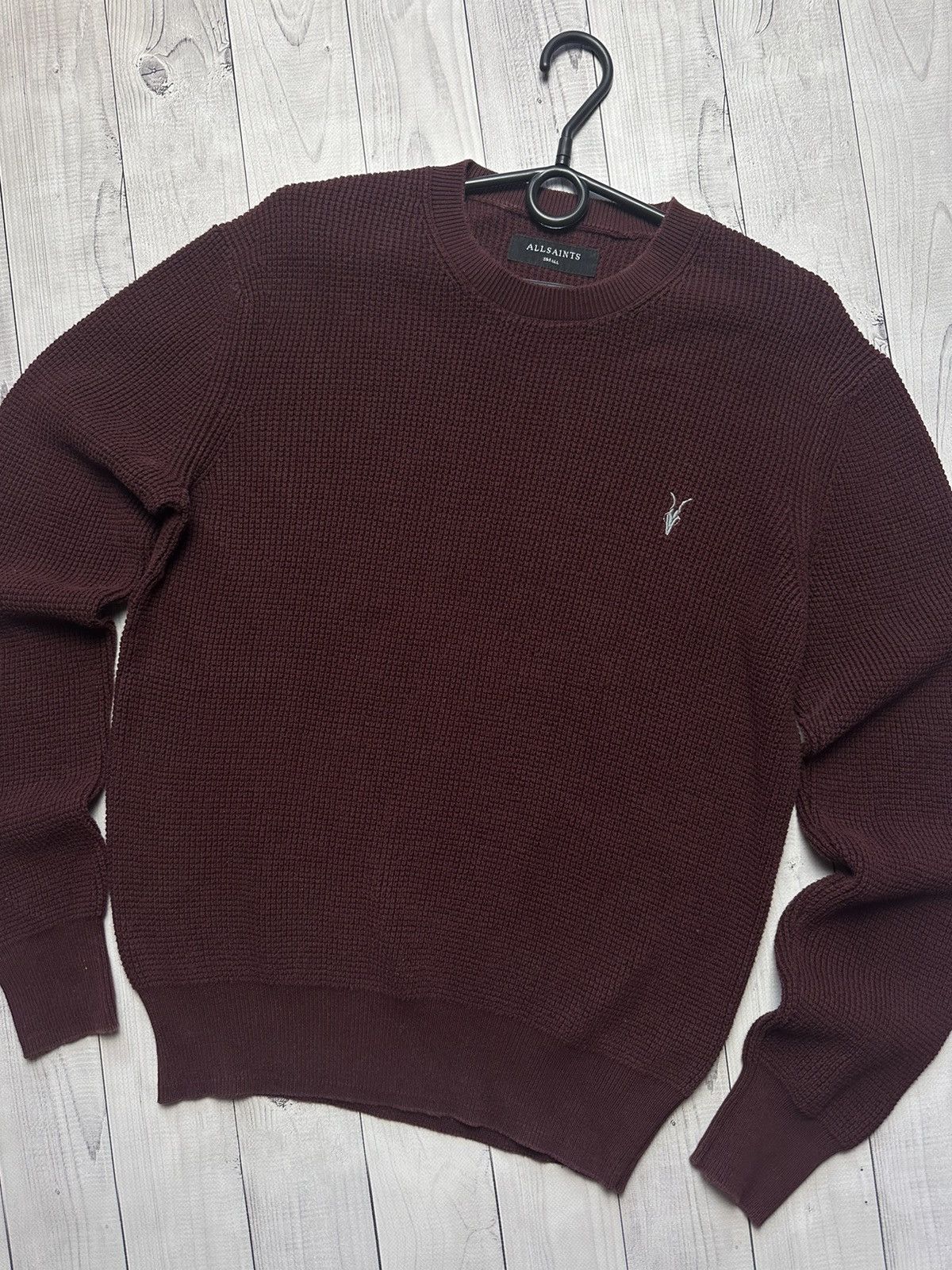 Allsaints × Vintage Vintage red Allsaints sweater size S red logo Size US S / EU 44-46 / 1 - 2 Thumbnail