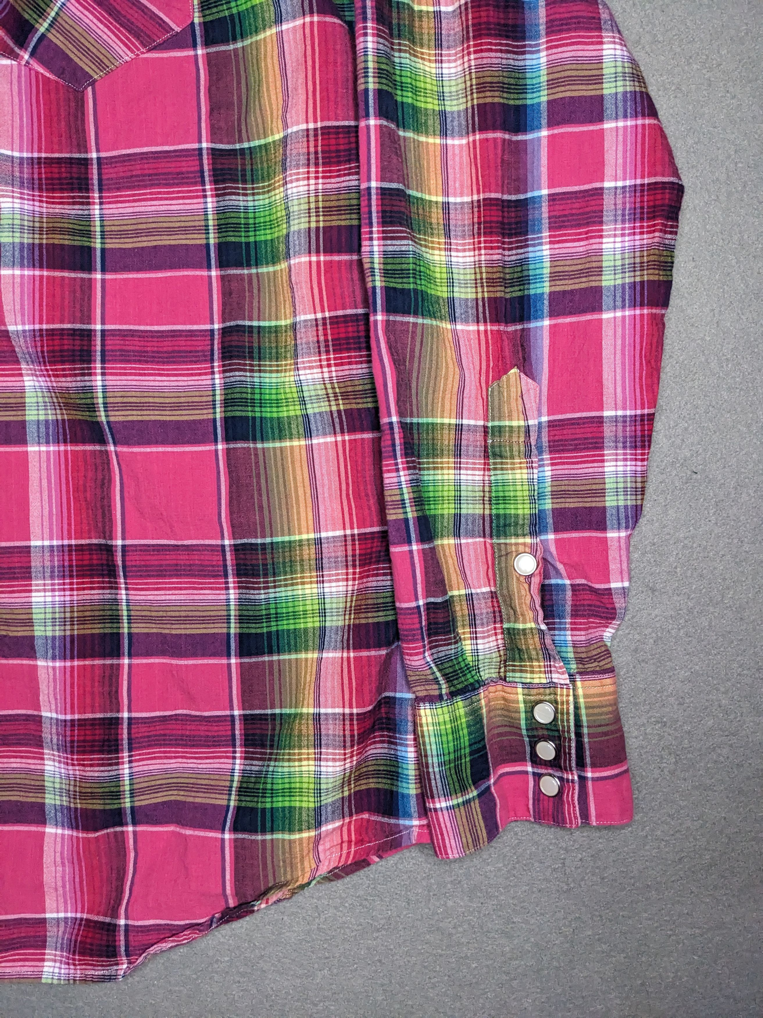 Polo Ralph Lauren Polo Ralph Lauren Western Shirt Pearl Snap Large Plaid Size US L / EU 52-54 / 3 - 2 Thumbnail