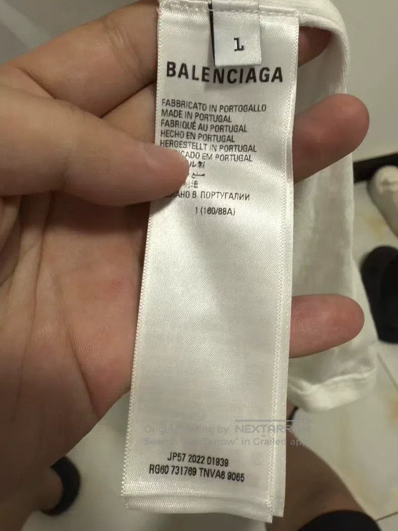 Balenciaga Balenciaga Adidas Co-branded Short Sleeve Size US S / EU 44-46 / 1 - 4 Thumbnail