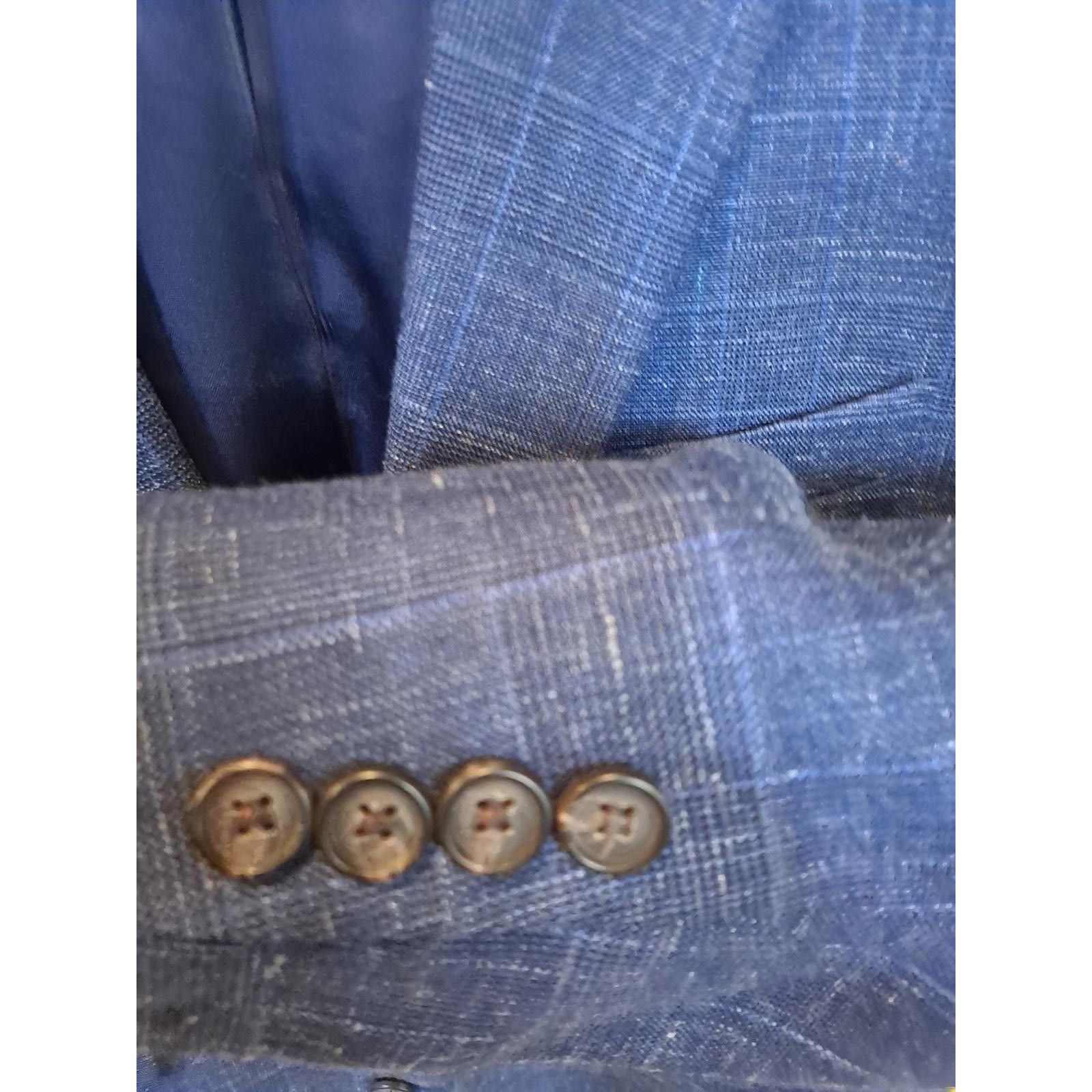 Lauren Ralph Lauren Lauren Ralph Lauren Blue 2 Button Tweed Blazer Size 48R Size 48R - 2 Thumbnail
