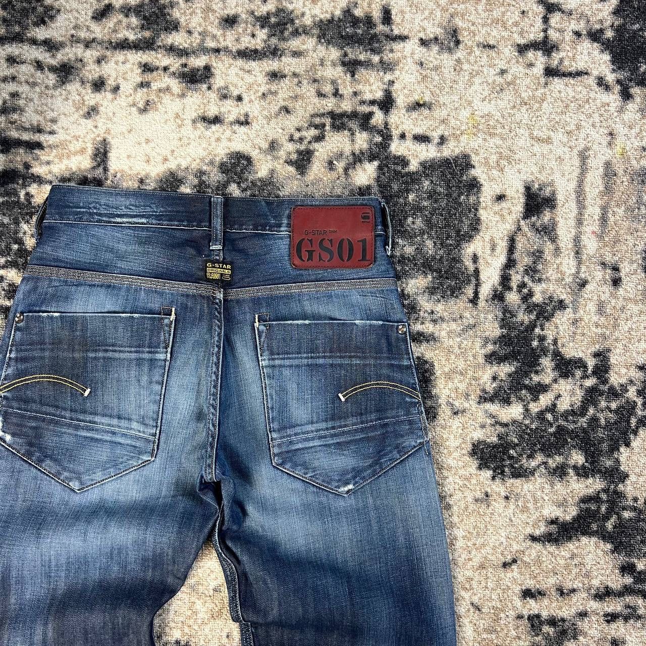 G-Star G-Star Raw Japanese Y2K Dark Blue Denim Jeans Size US 29 - 3 Thumbnail