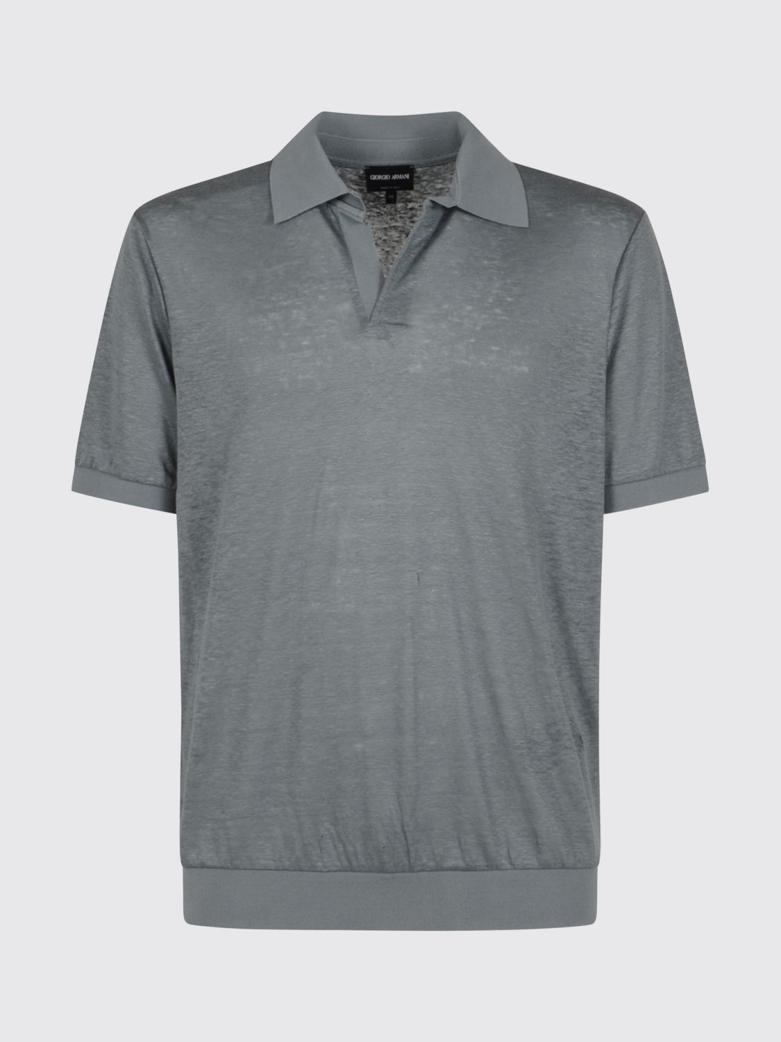 Giorgio Armani Giorgio Armani Polo Shirt Men Gnawed Blue Size US XL / EU 56 / 4 - 1 Thumbnail