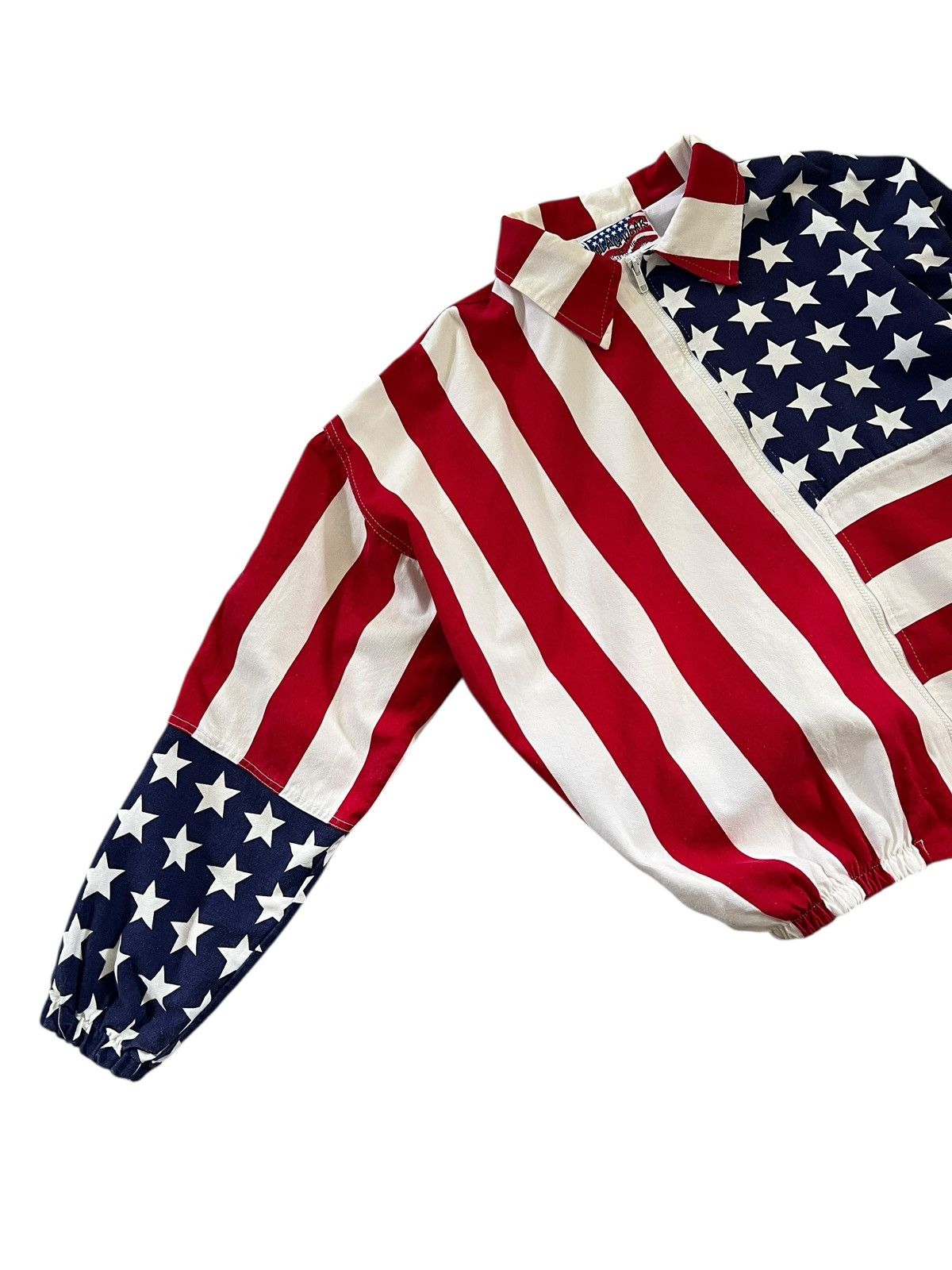 Vintage Vintage 90s Flag Wear 🇺🇸 Bomber Jacket Size US XL / EU 56 / 4 - 5 Thumbnail