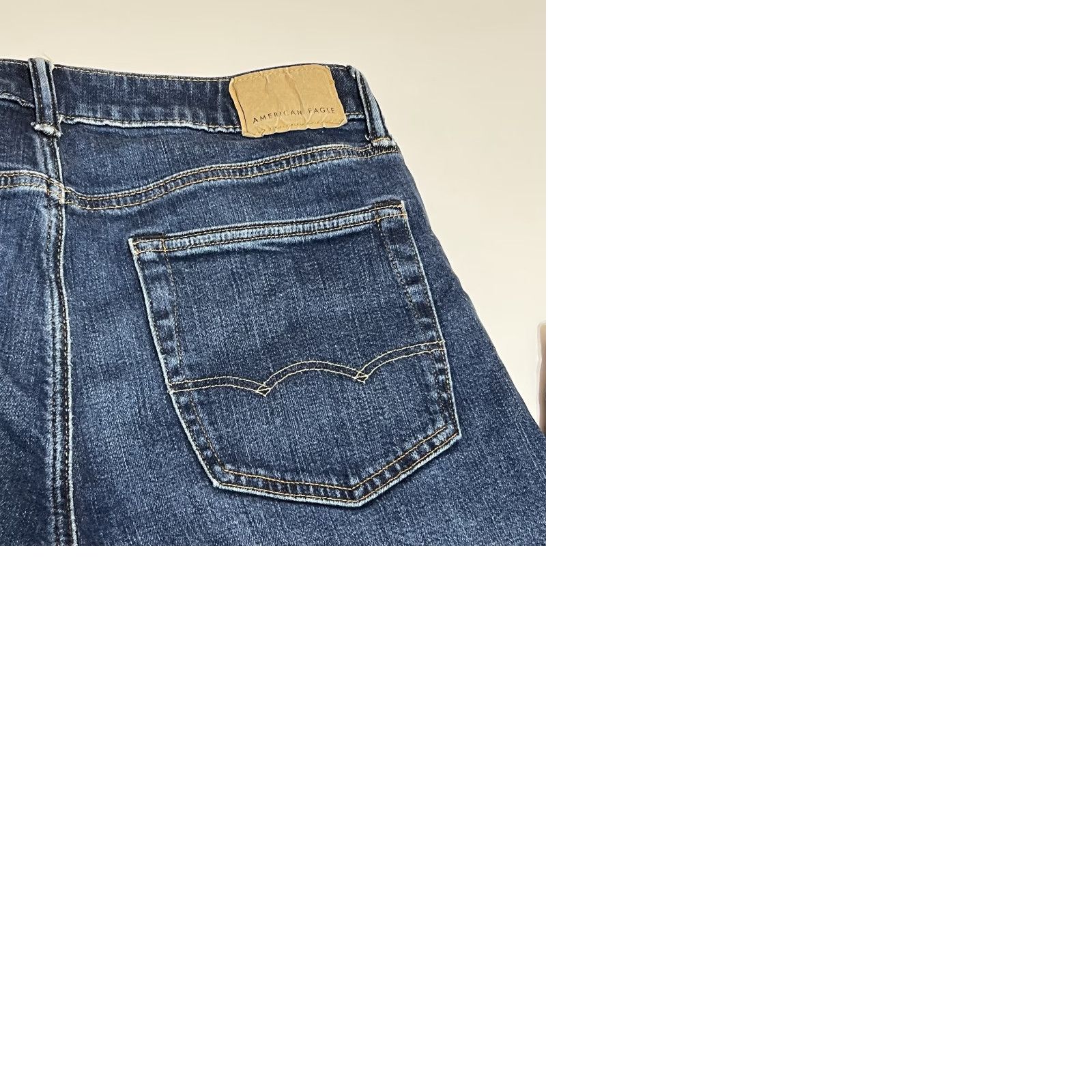 Vintage American Eagle Jeans Mens Airflex+ Bootcut Blue 30x34 30x32 Mid Rise Stretch Denim Inseam 32 Regular Size US 30 / EU 46 - 9 Thumbnail