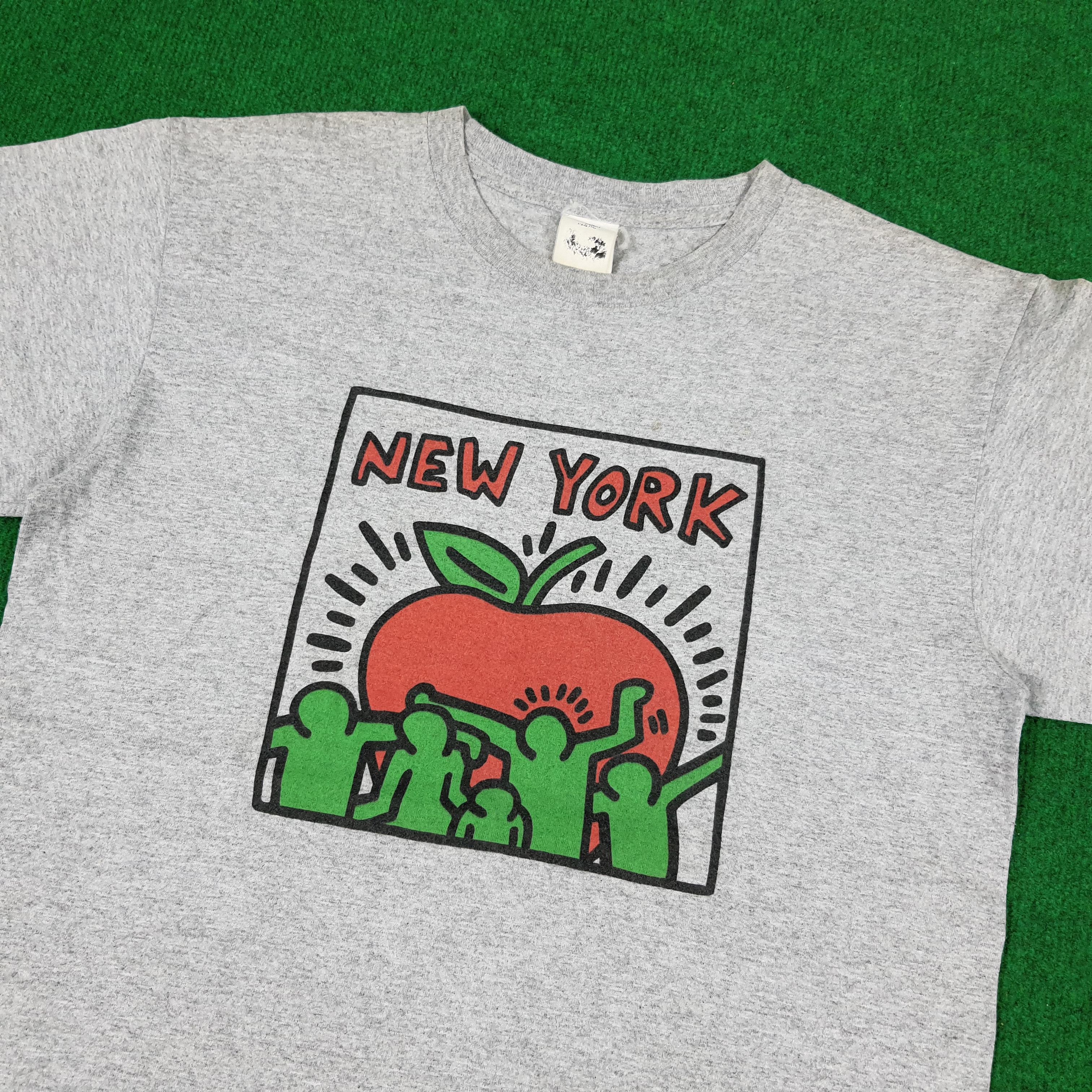 Keith Haring × Vintage Vintage Keith Haring New York Art Streetwear Tshirt Size US M / EU 48-50 / 2 - 2 Thumbnail