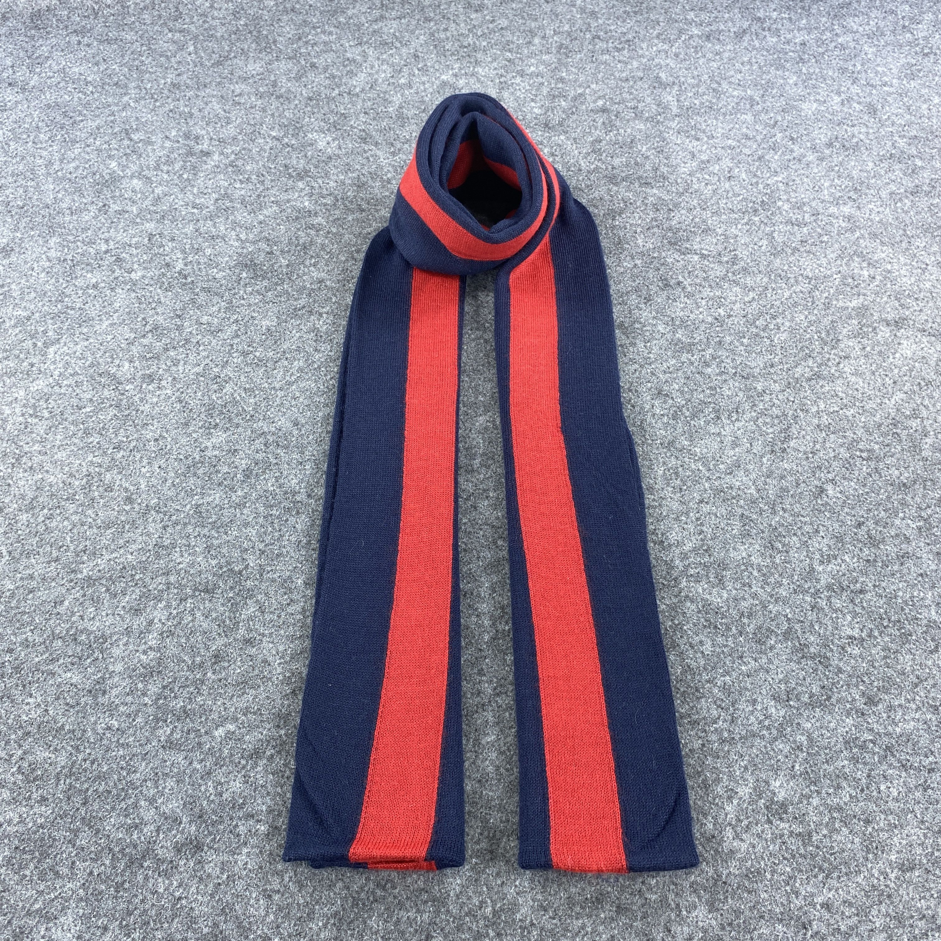 Designer × SHIPS × Vintage Ships Scarf # Muffler # Neckwear # D653 Size ONE SIZE - 1 Thumbnail