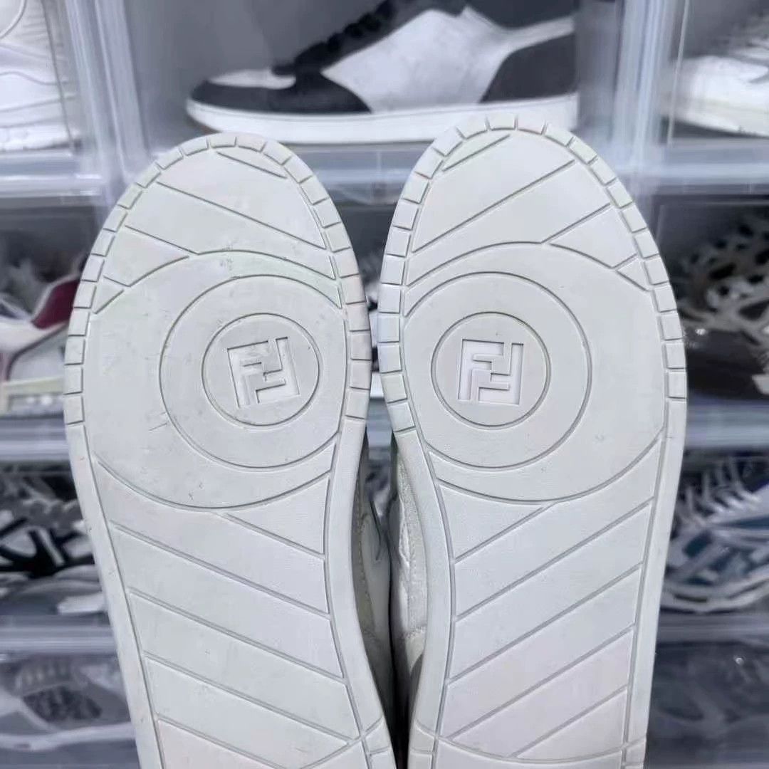 Fendi Fendi Match Embossed Grey/White & White/Brown 45 Size US 11 / EU 44 - 7 Thumbnail