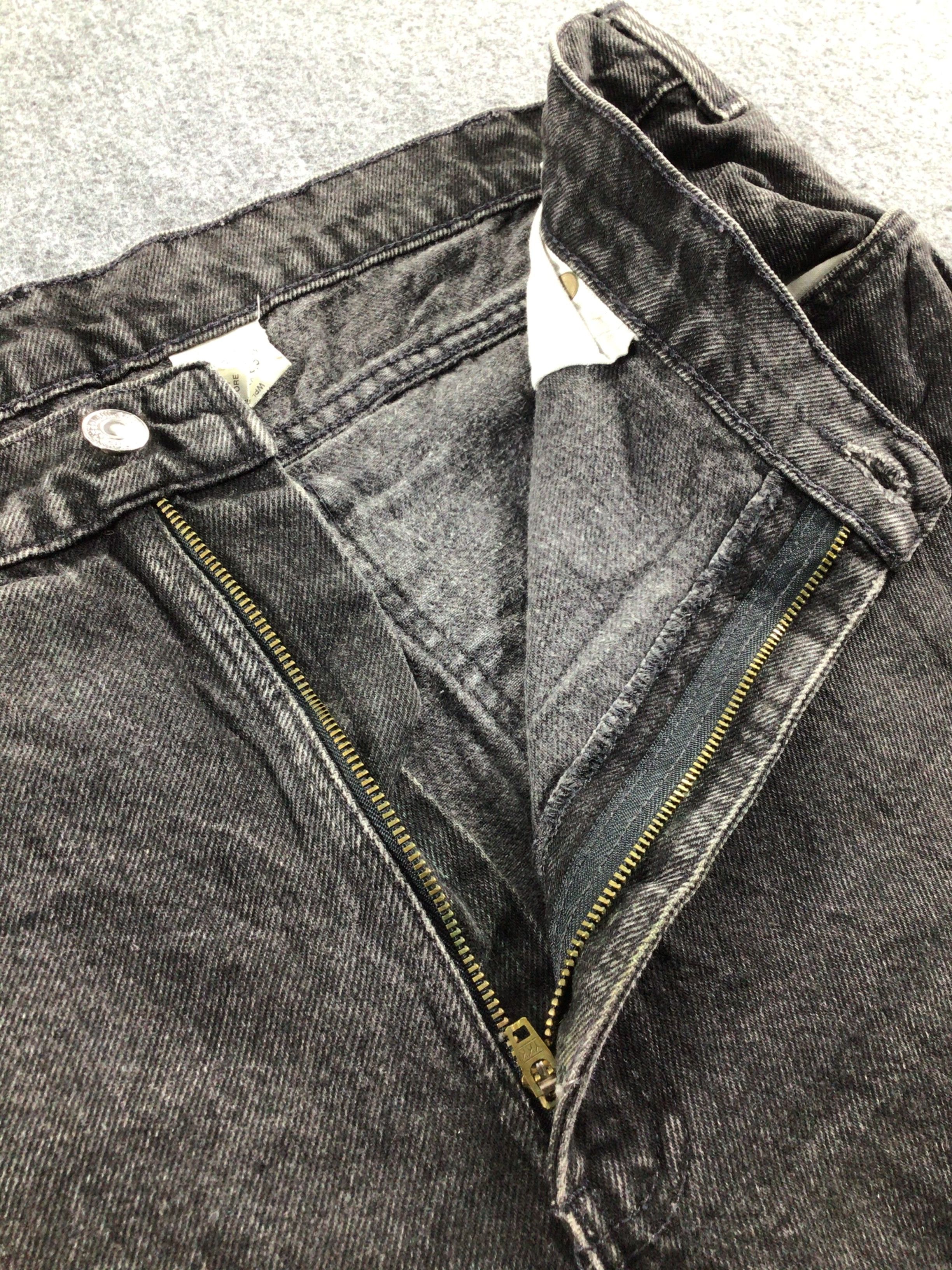 Levi's × Vintage Vintage Levis 550 Jeans Orange Tab Faded Black Denim -J325 Size US 37 - 6 Thumbnail