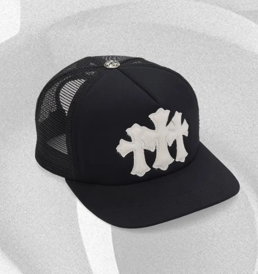 Chrome Hearts Chrome Hearts Calf/Mohair Trucker Hat Size ONE SIZE - 3 Thumbnail