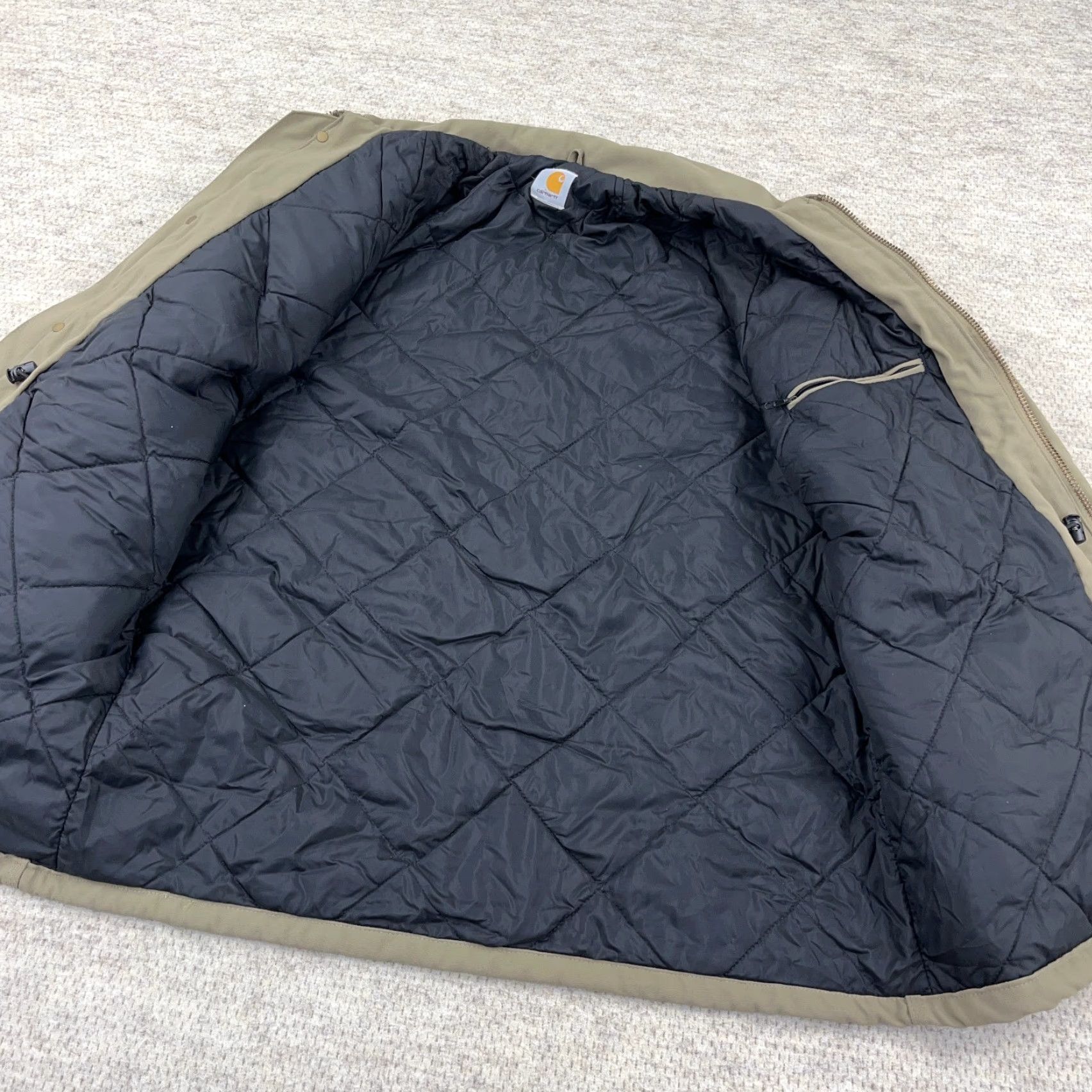 Carhartt VINTAGE Carhartt Jacket Chore Coat Duck Canvas Large C41 Quilted Lined Brown Mens USA 90s Winter Fall Spring Shirt/Jacket Size US L / EU 52-54 / 3 - 6 Thumbnail